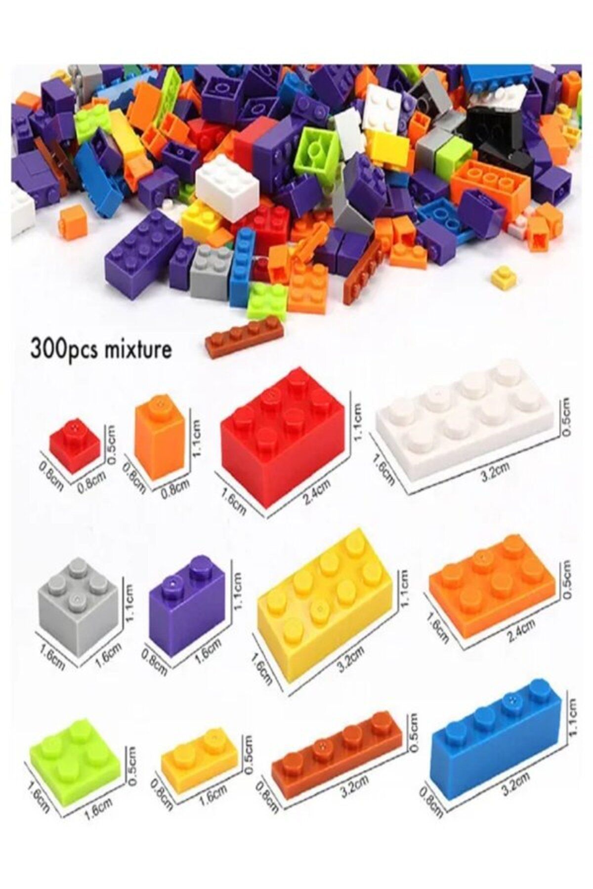 StarMarz-300-piece Multi-functional Toy Block Table – Multicolor 4