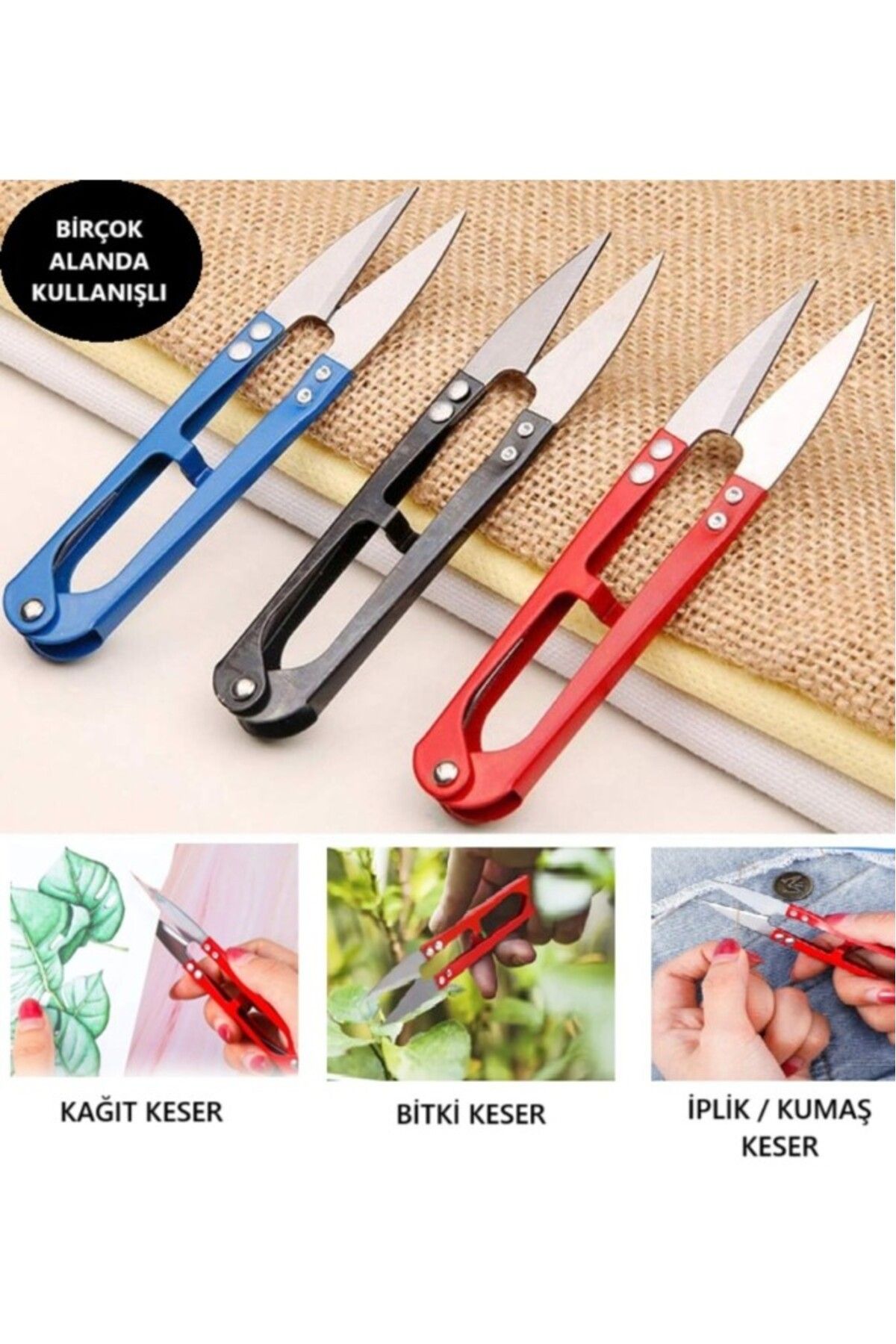 optana-Tailor Fisherman Hobby Scissors Scissors Yarn Thread Cutting Cleaning Scissors Sewing Unpicker Embroidery Buttonhole Opening Scissors 3