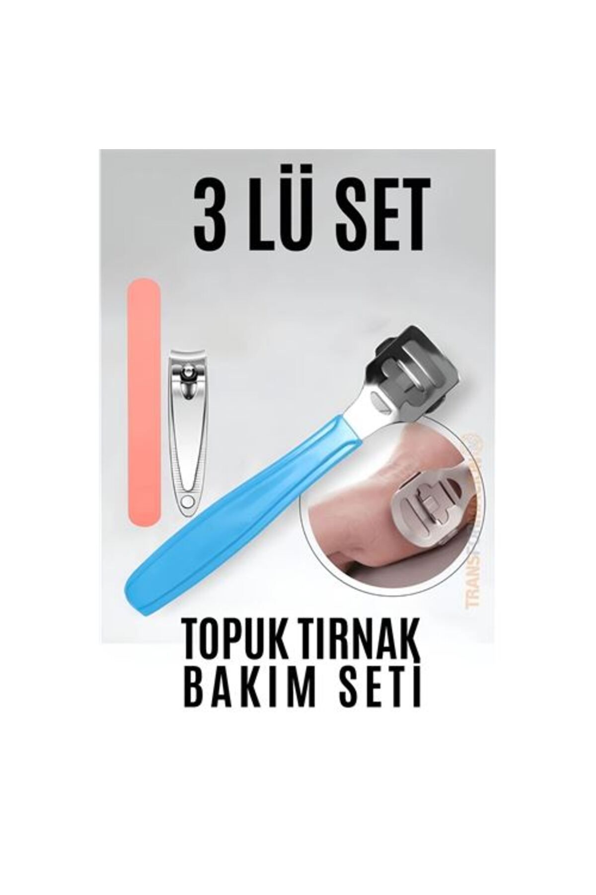 Findit Modacar Topuk Raspa Tırnak Makası Törpü Seti Mery Solingen