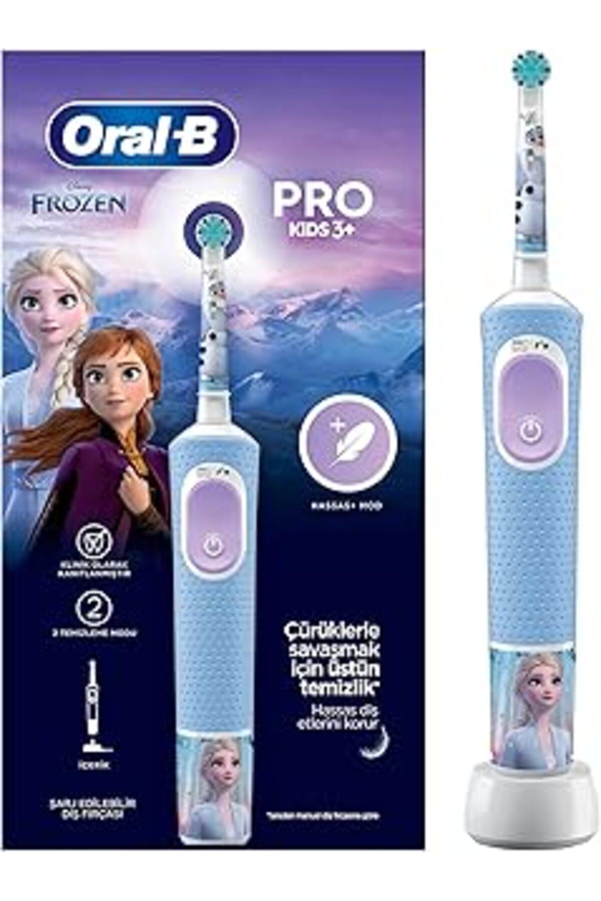 Mu Art Şarjlı/Elektrikli Diş Fırçası Frozen D103