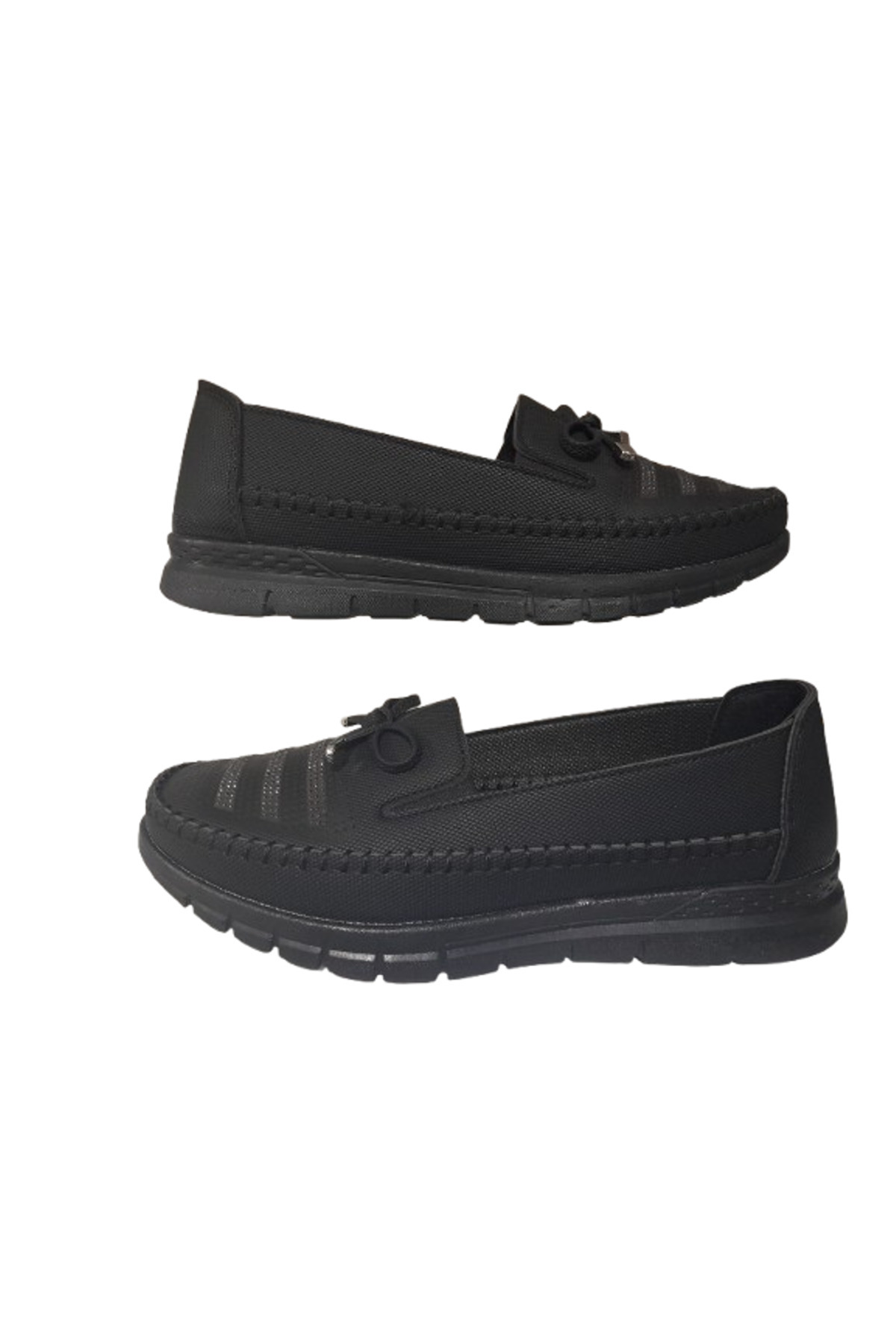 Ayzen-Women's Black Bow Orthopedic Sole Daily Stylish Shoes 1