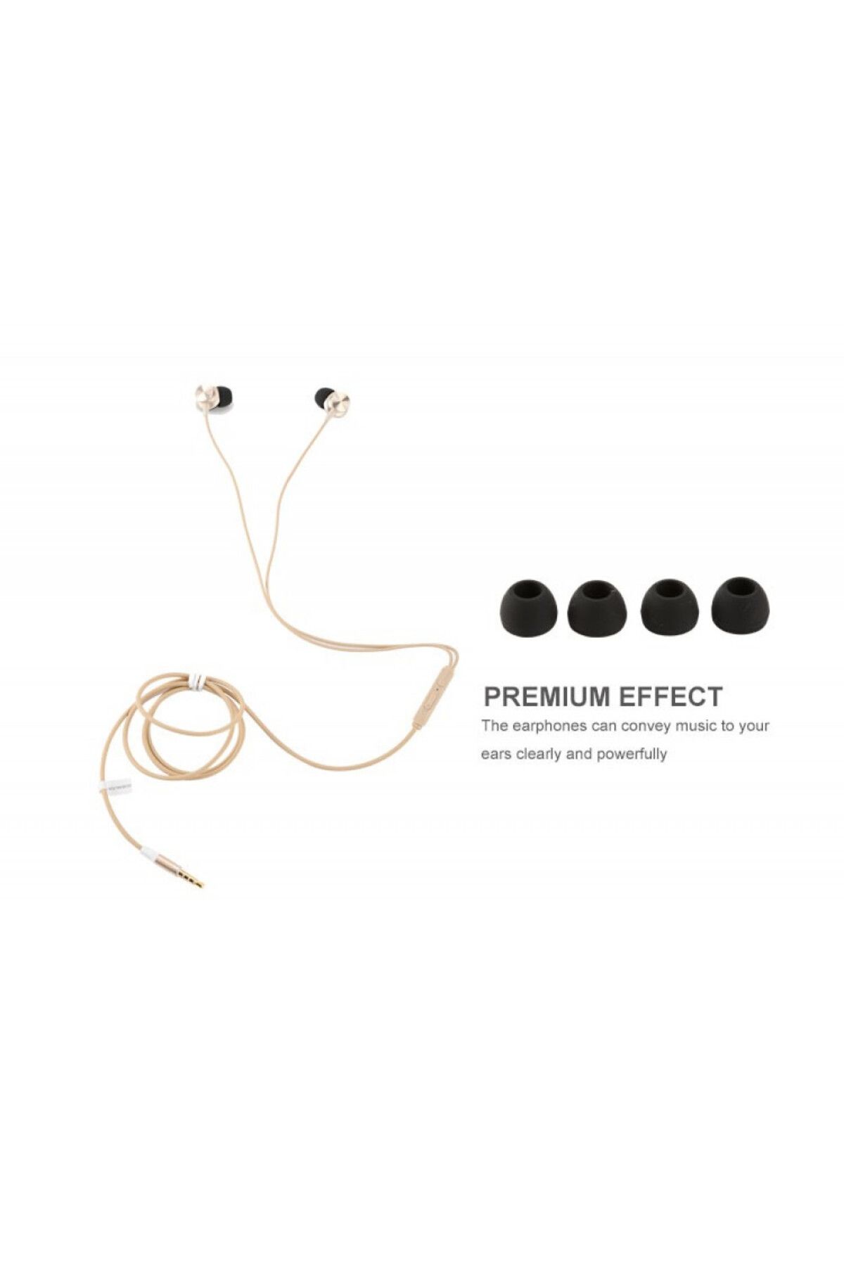 Miniso-سماعات أذن نظام هاي فاي Hi-fi Cd Pattern باللون الذهبي 1.2 متر 6