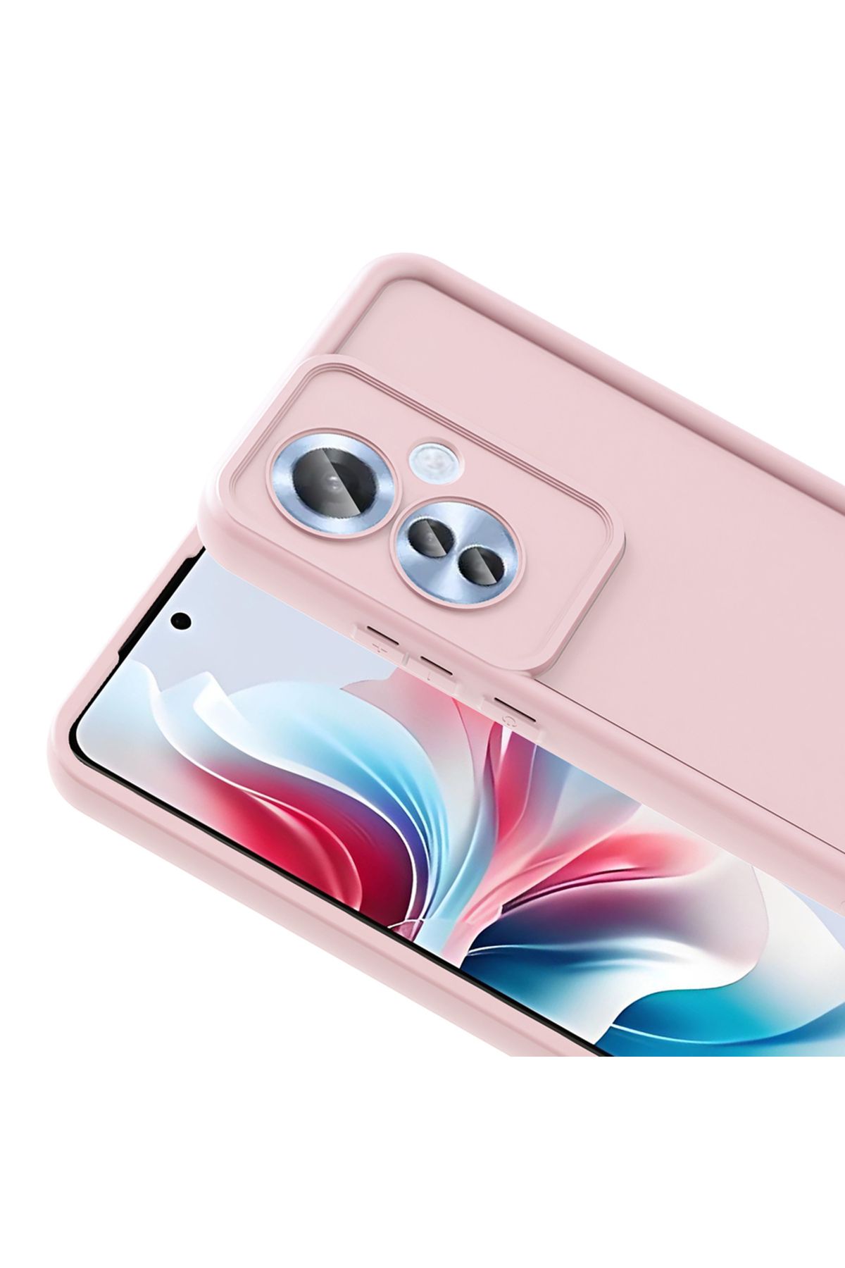 Zipax Oppo Reno 11F Kılıf Silikon Kapak Zr-Ananas