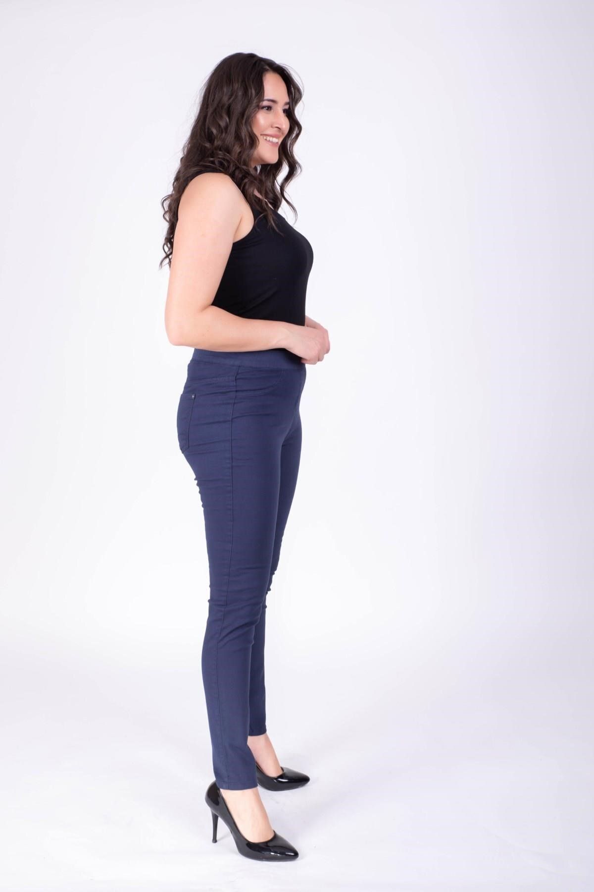 MYLİNE-Elastic Stretch Trousers 2