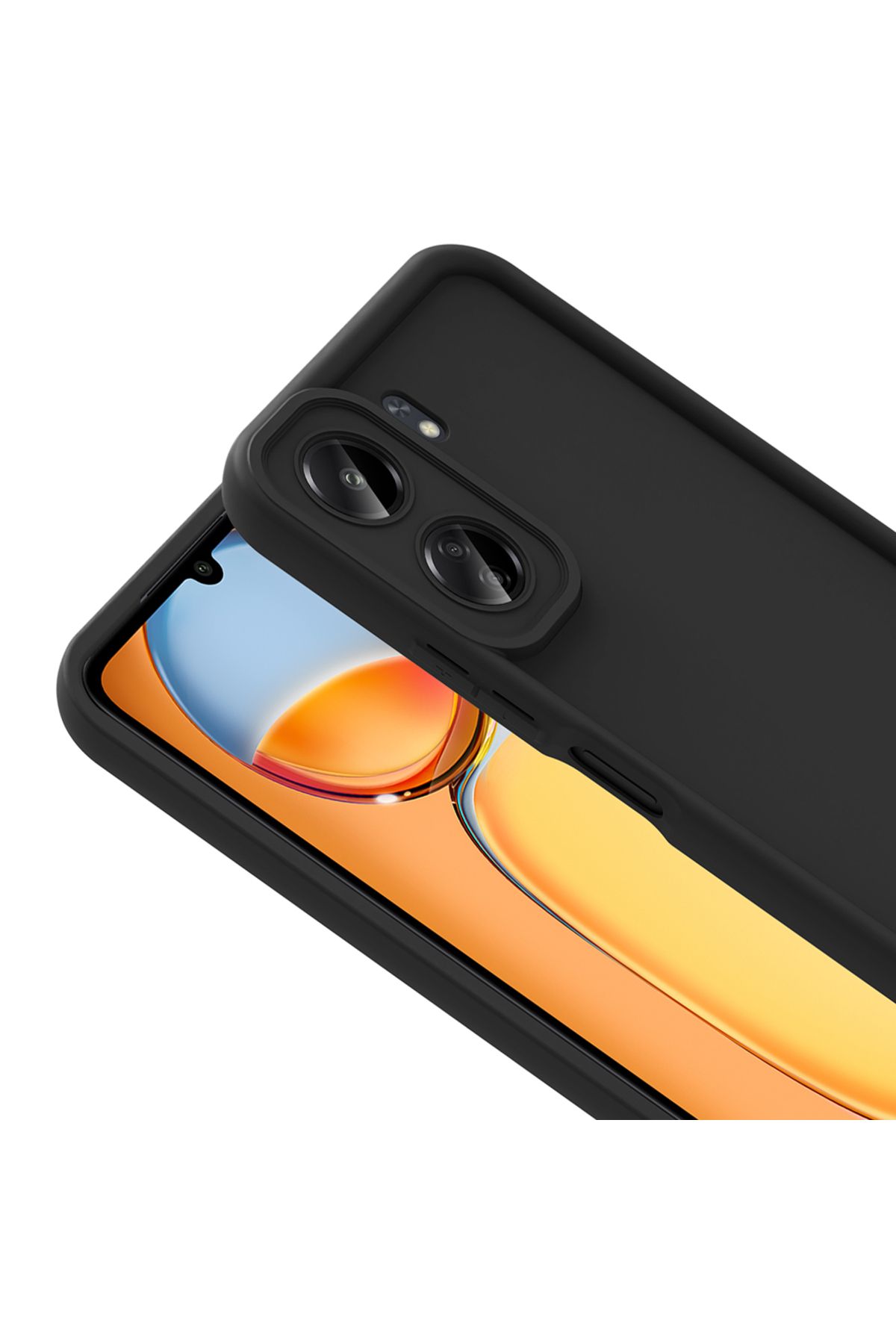 Zipax Xiaomi Redmi 13C Kılıf Silikon Kapak Zr-Ananas