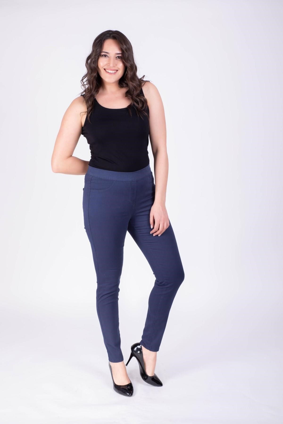 MYLİNE-Elastic Stretch Trousers 4