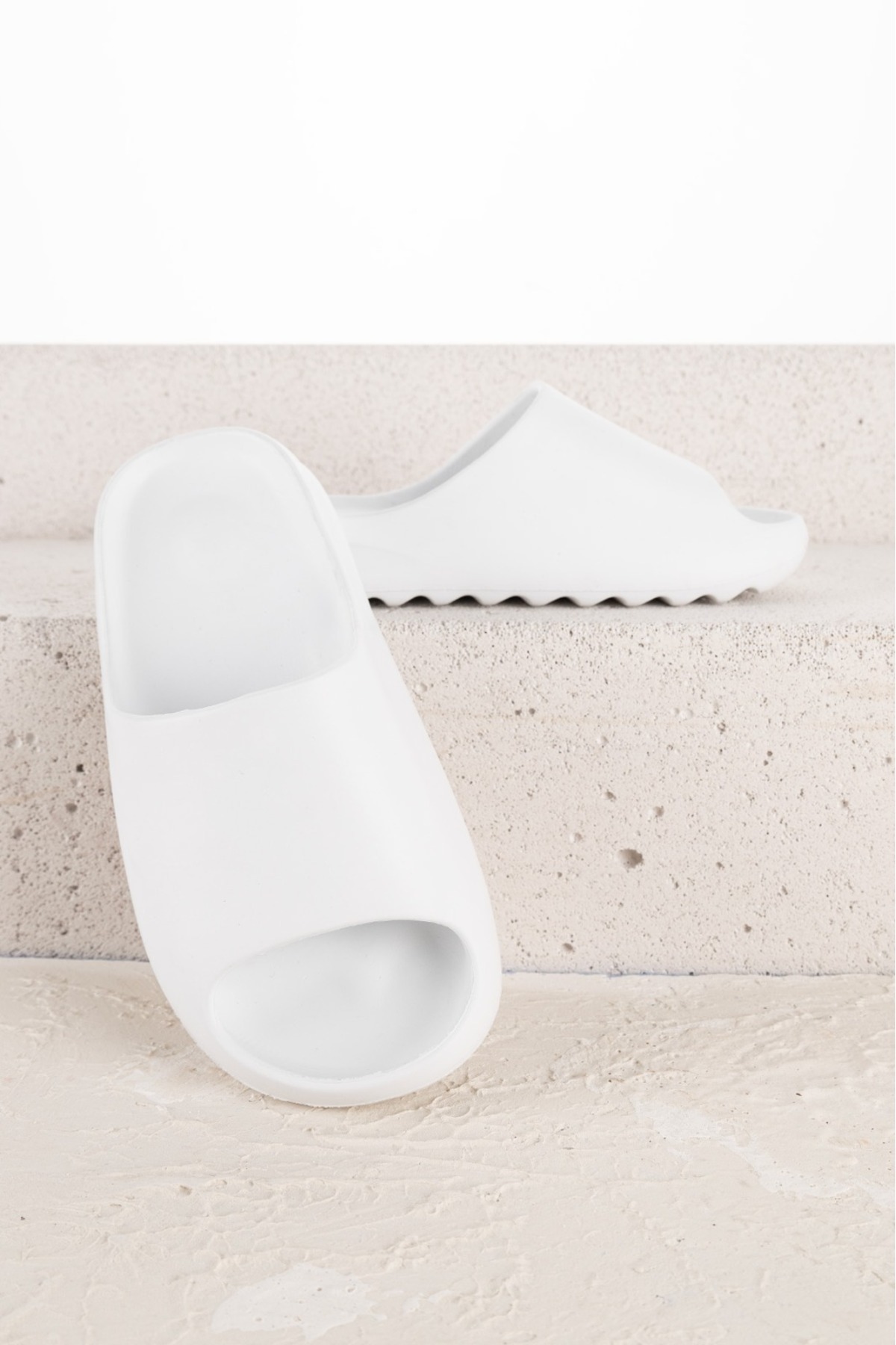 pasyone-White Women's Daily Comfort Slippers 2