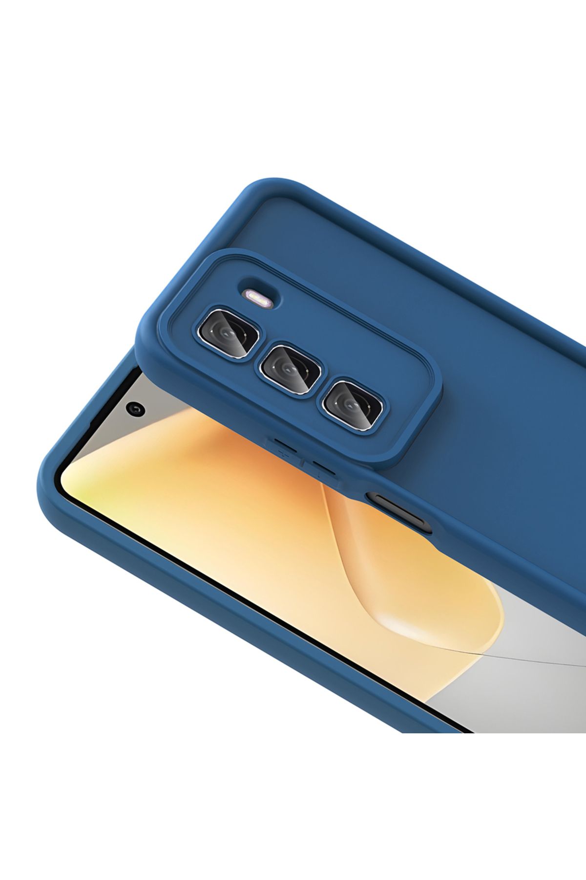 Zipax İnfinix Hot 50 4G Kılıf Silikon Kapak Zr-Ananas