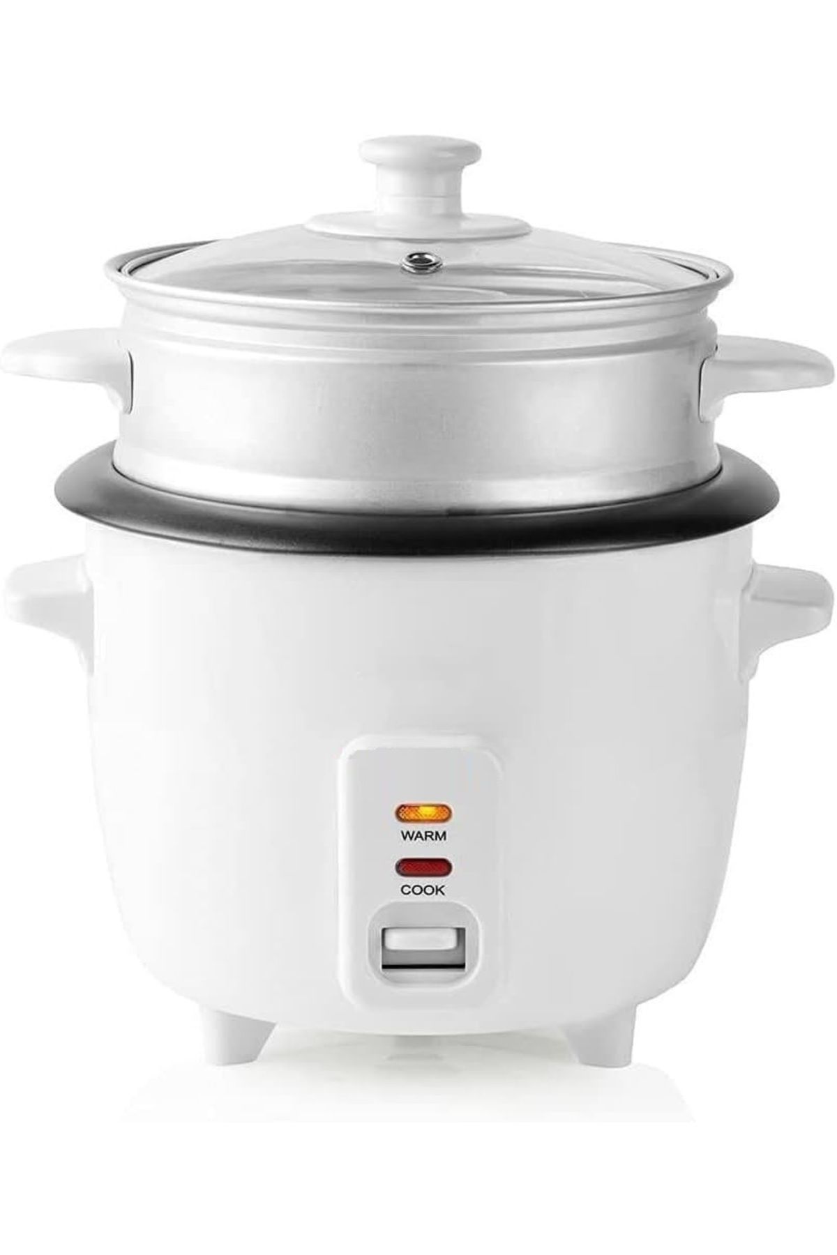 Generic-2 in 1 Rice Cooker & Steamer 1 L , 400W | Non-Stick Removable Bowl | Keep Warm Functionality 3
