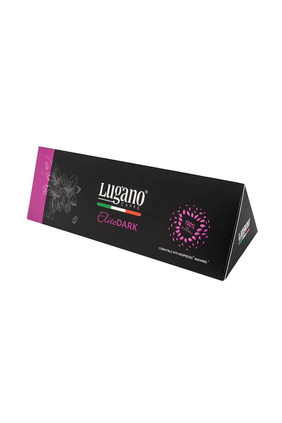 Lugano Caffe Nespresso Uyumlu Bio- Elite Dark Kahve Kapsülü 10 lü