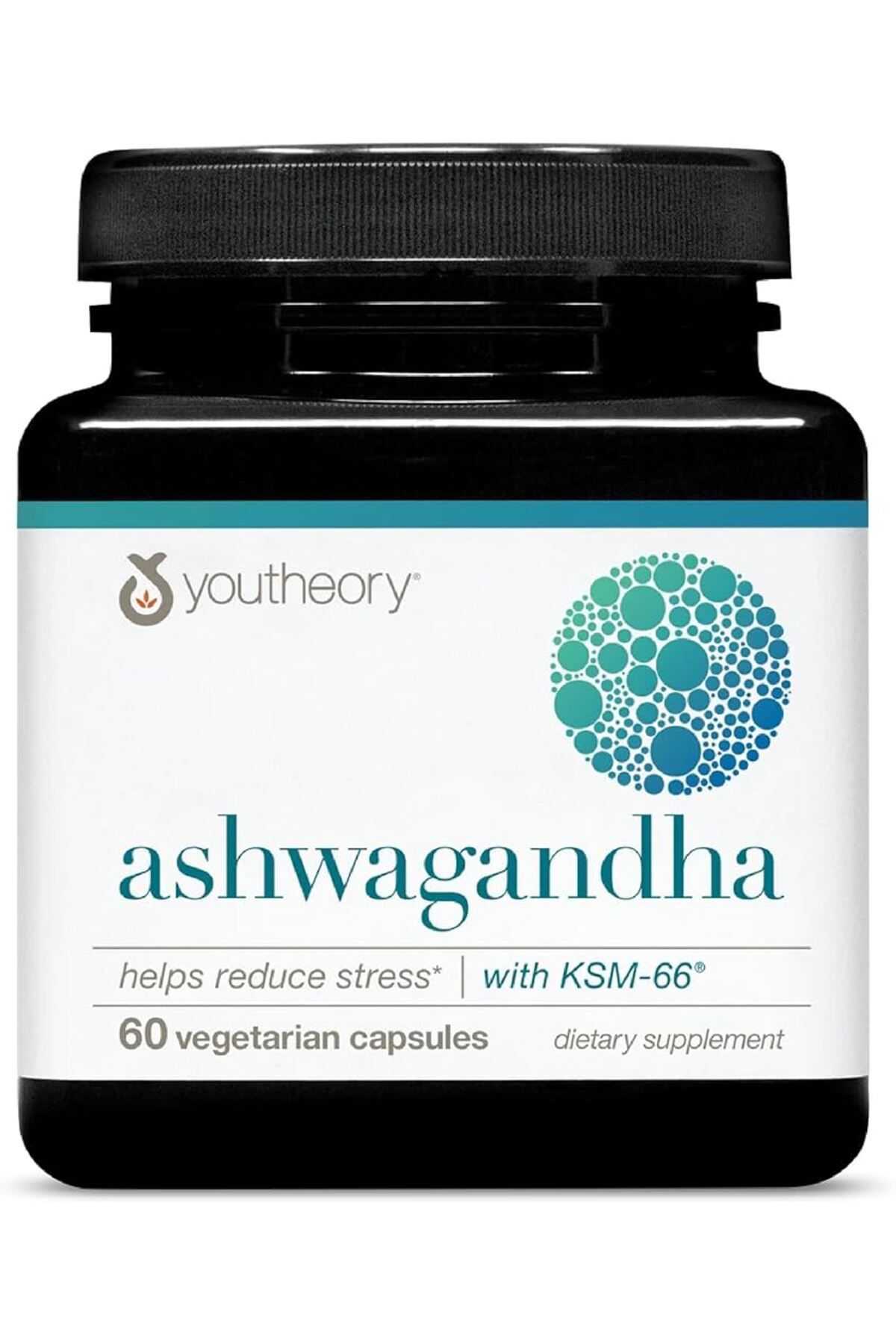 Youtheory Organik Ashwagan.dha, Full Spectrum Ksm-66 Helps Reduce Stress With Memory Support 60 Kapsül