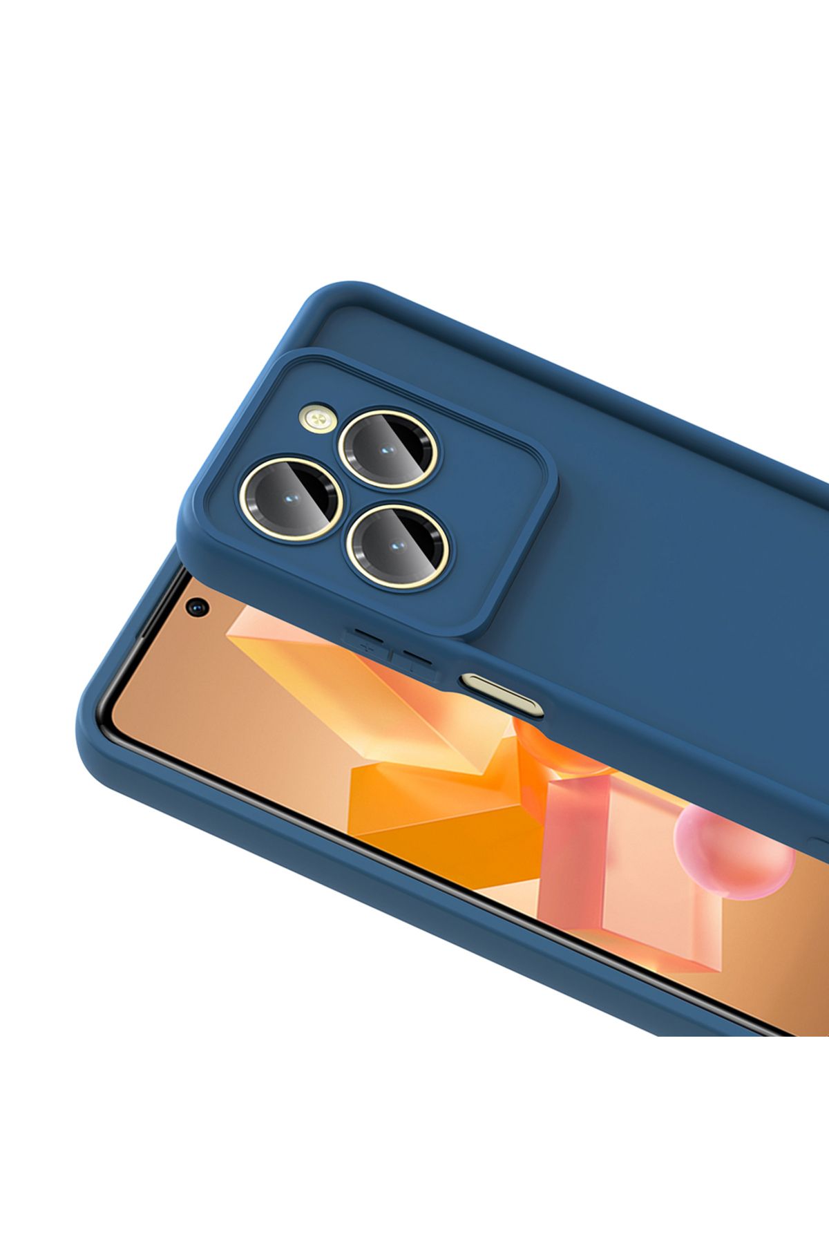 Zipax İnfinix Hot 40 Kılıf Silikon Kapak Zr-Ananas