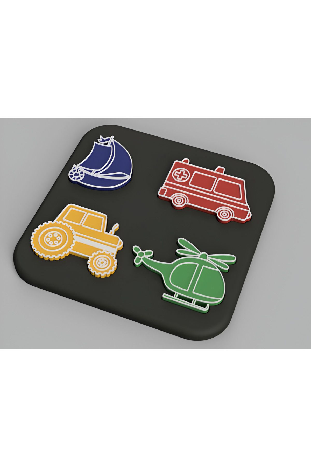 KEMX-Educational Vehicle Puzzle Game - Kids for Mental Development 1