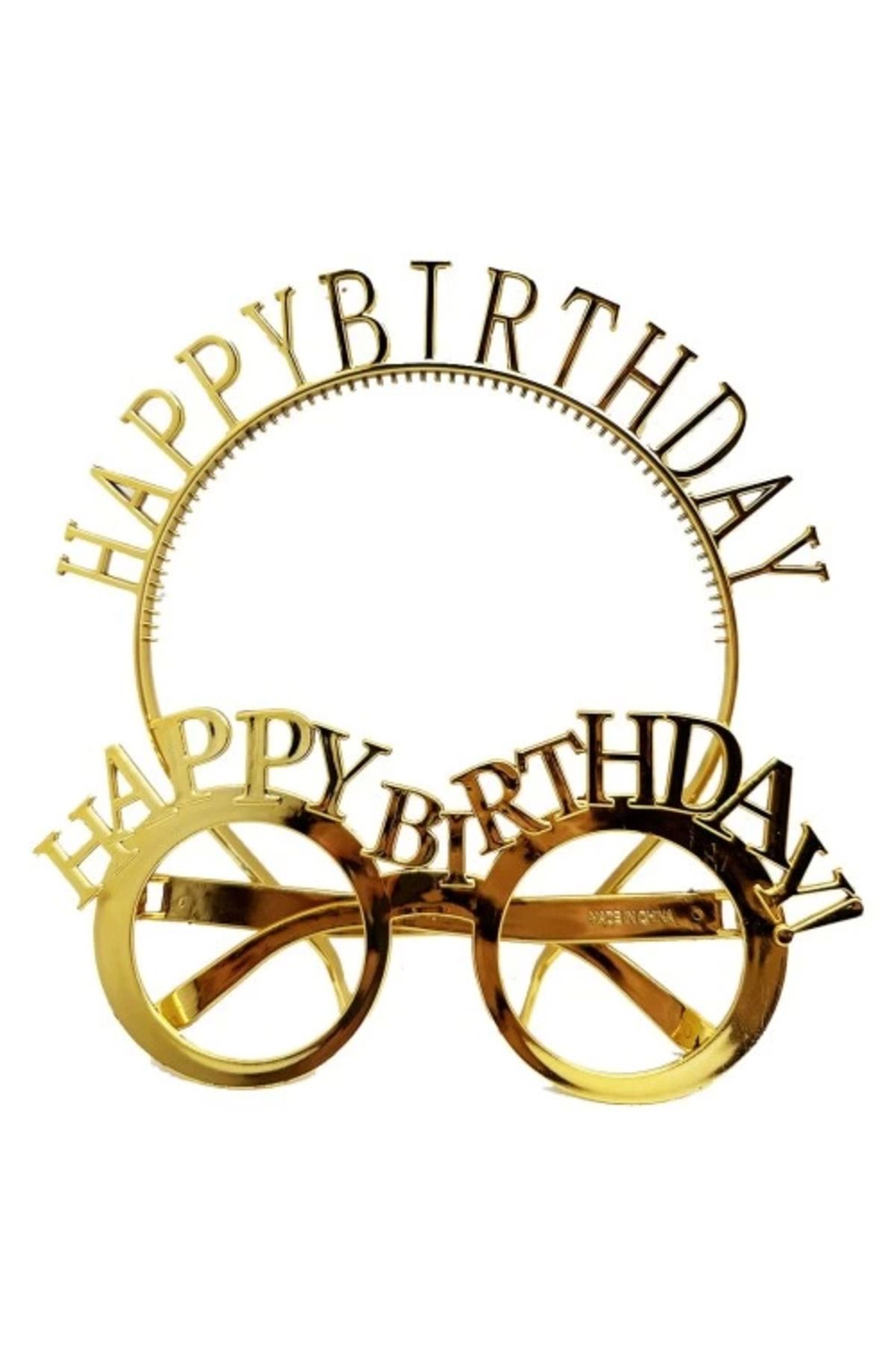 Vita Premio Happy Birthday Gözlük Ve Taç