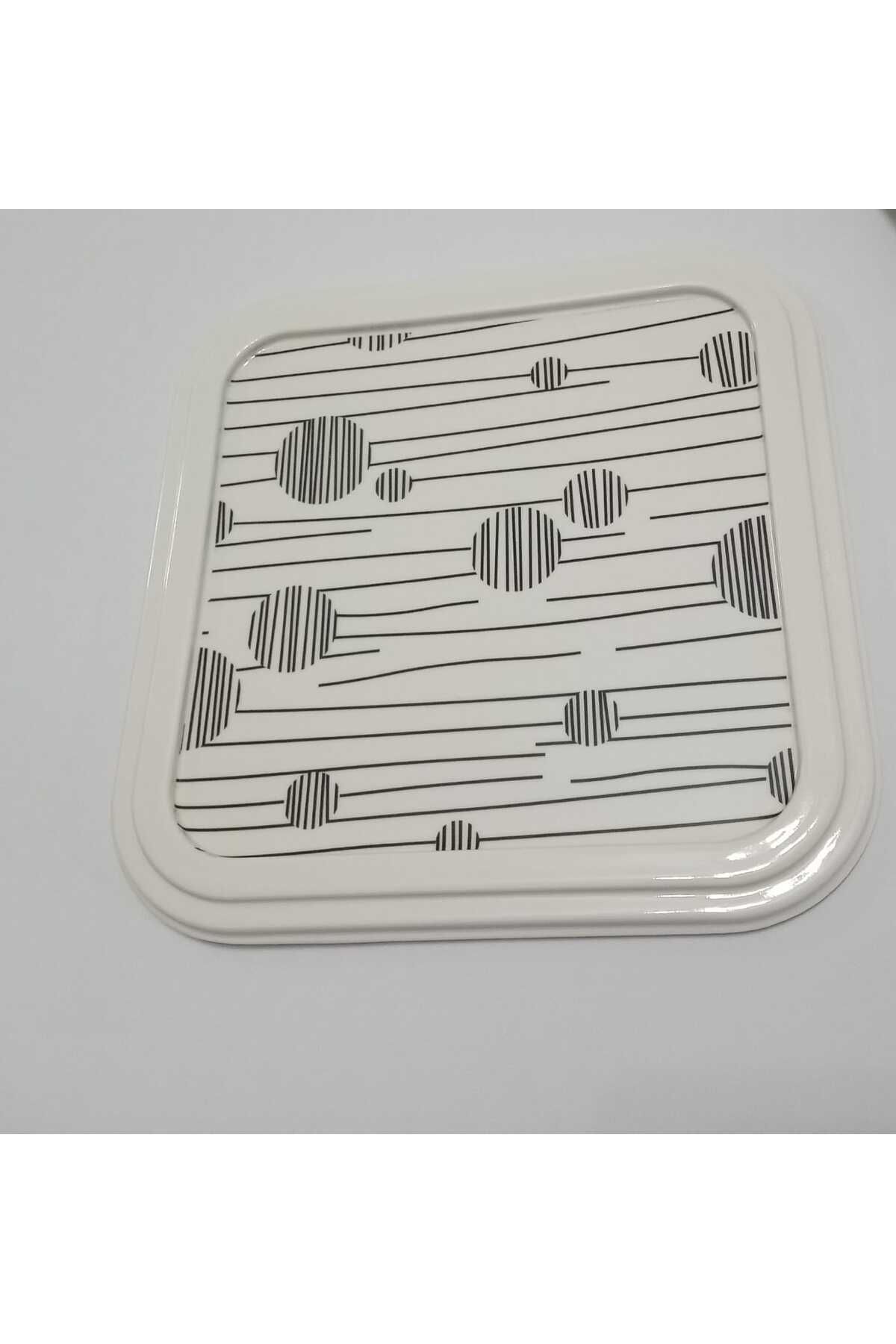 YANPA TİCARET-Yanpa Trade/Freya Melamine Square Breakfast and Storage Container with Lid 5