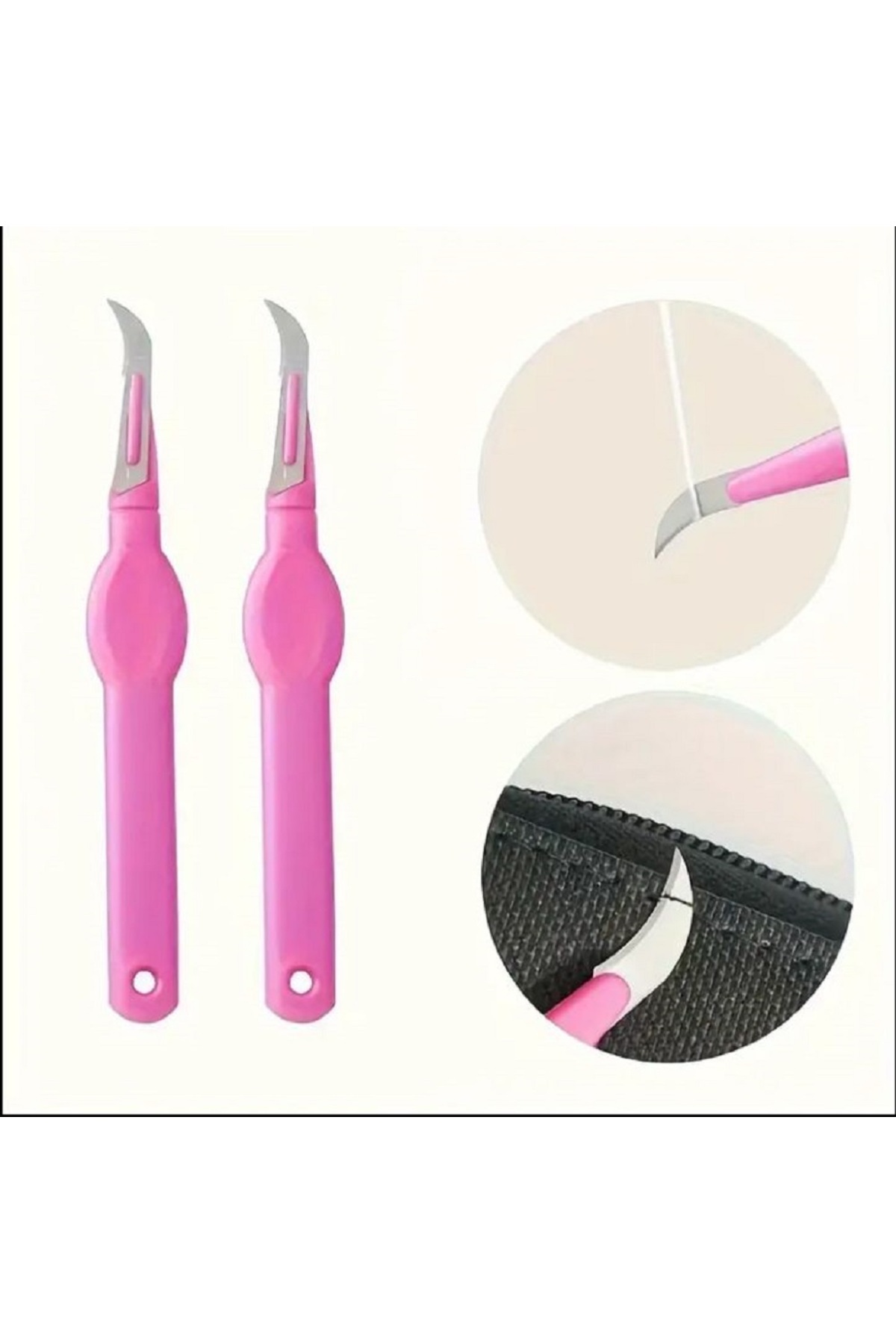 BALIM ÖRGÜ EVİ Hobi Bıçagı 2 adet (Dar alanlara kolay erişim için tasarlanmıştır. Dikiş Çözücü, İplik Kesici)