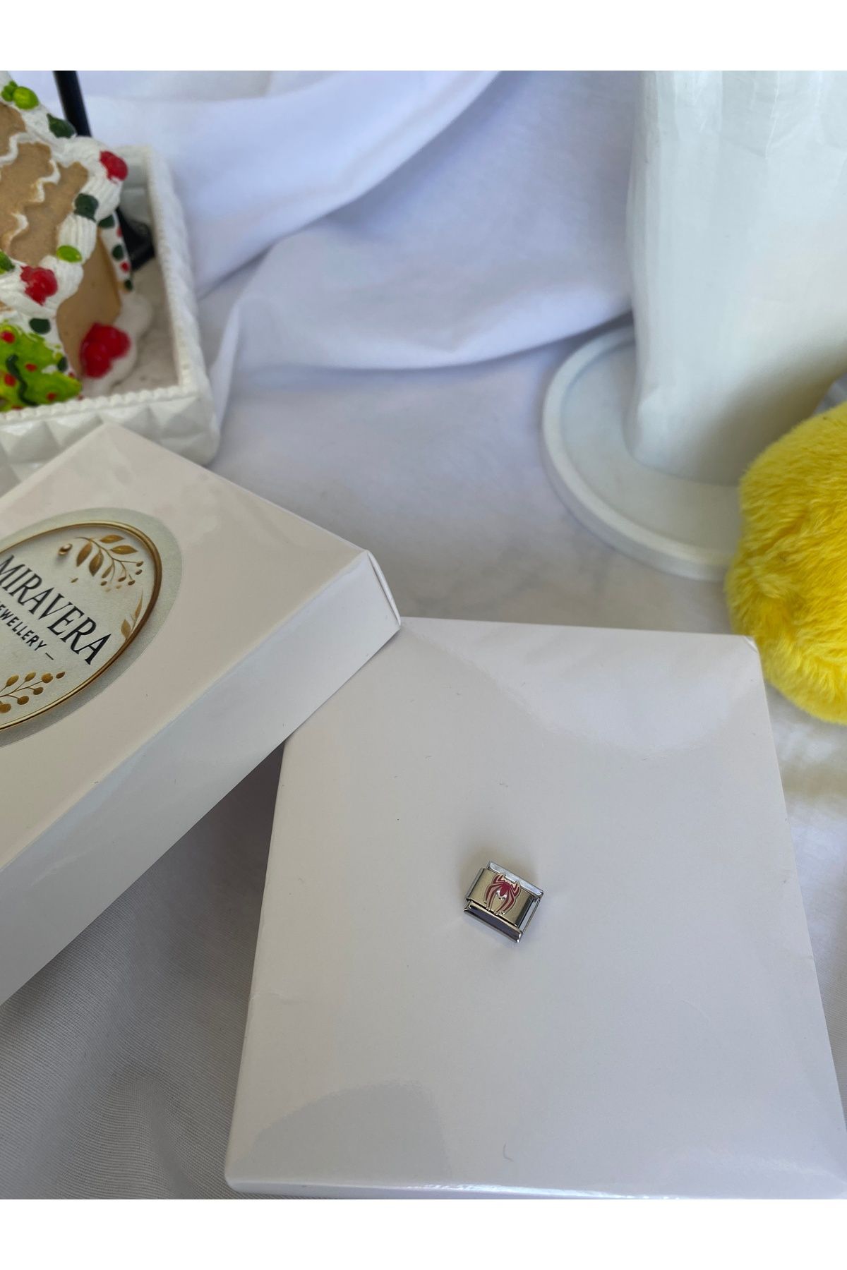 Miravera Jewellery Çelik İtalyan Bileklik Charmı