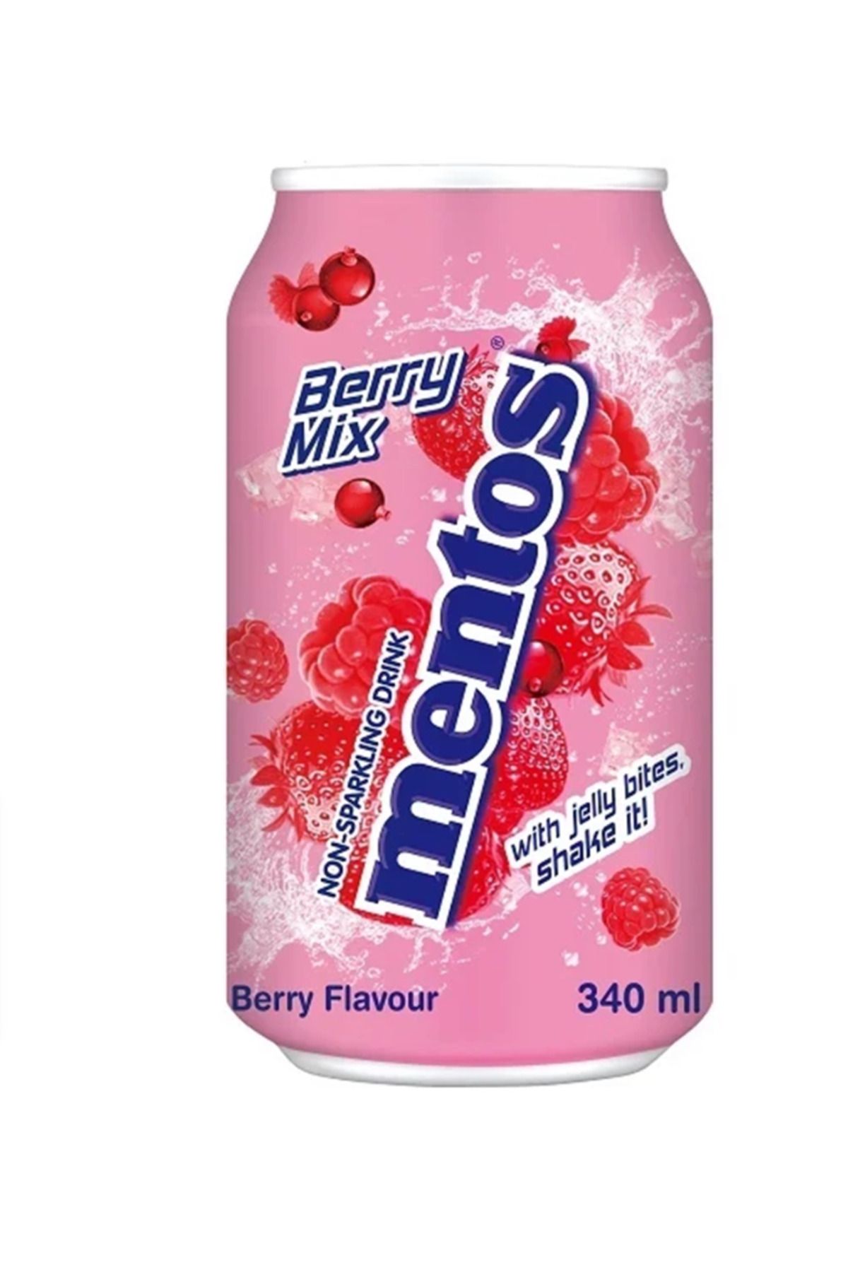 Mentos Berry Mix İçecek Çiğnenebilir Meyve Parçacıkları İçecek 340 ml
