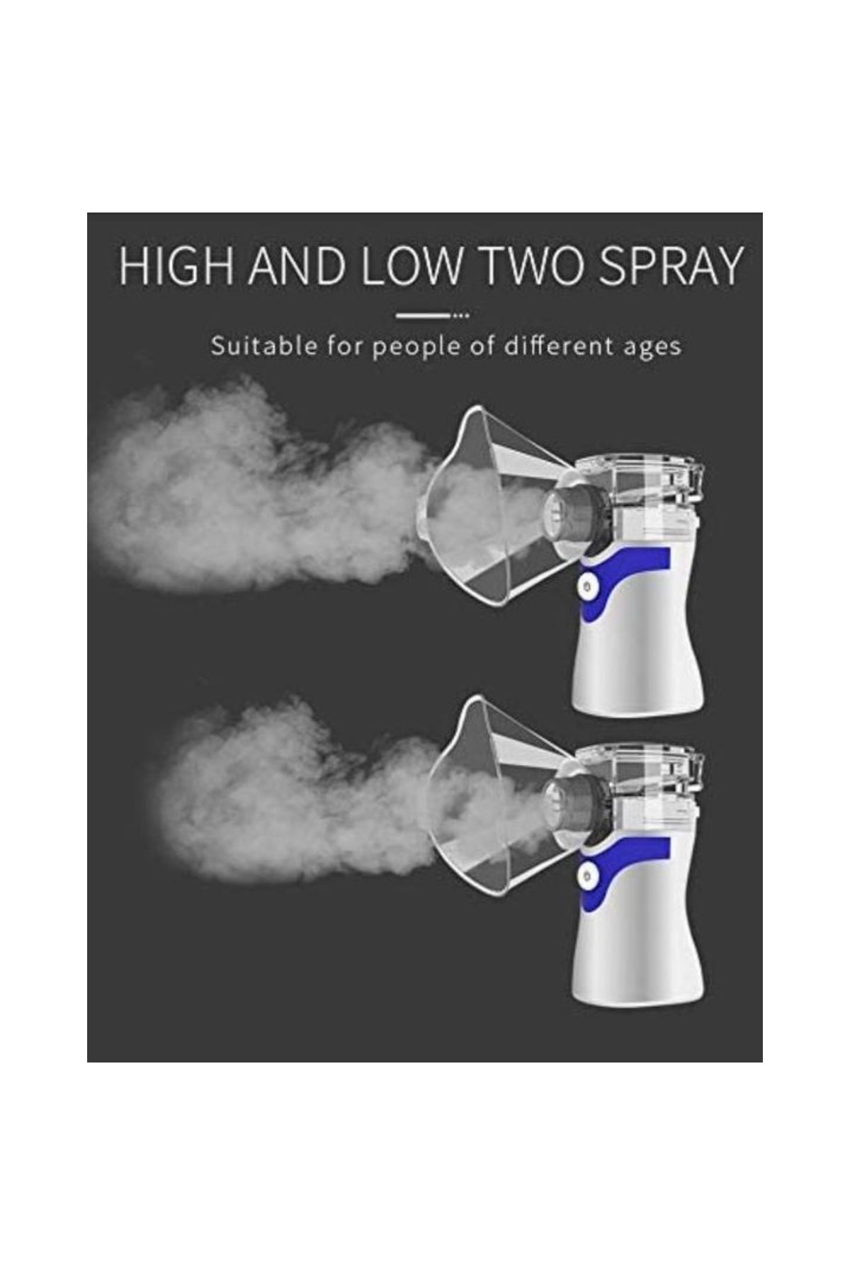 COOYA-Portable handheld atomizer, micro-mesh particles, low noise, automatic cleaning, easy to use, green 5