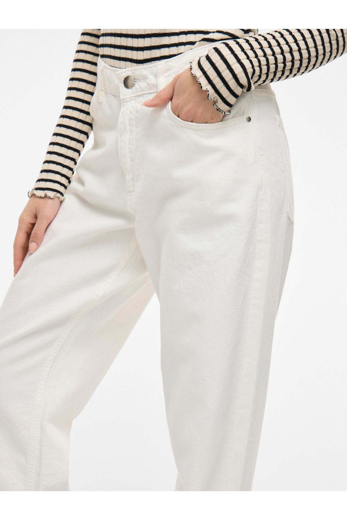 VILA-Wide Fit Jeans VIPALMA Mid-Waist 6