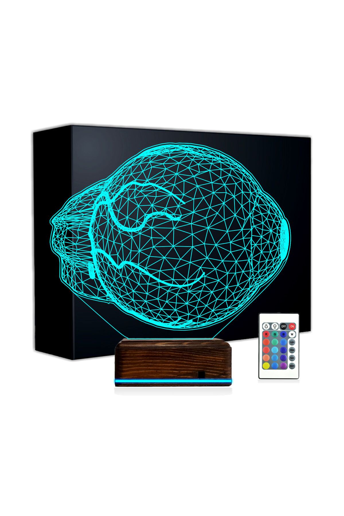 Kirppi 3d Lamba Göz Doktoru Hediye Masa Gece Lambası