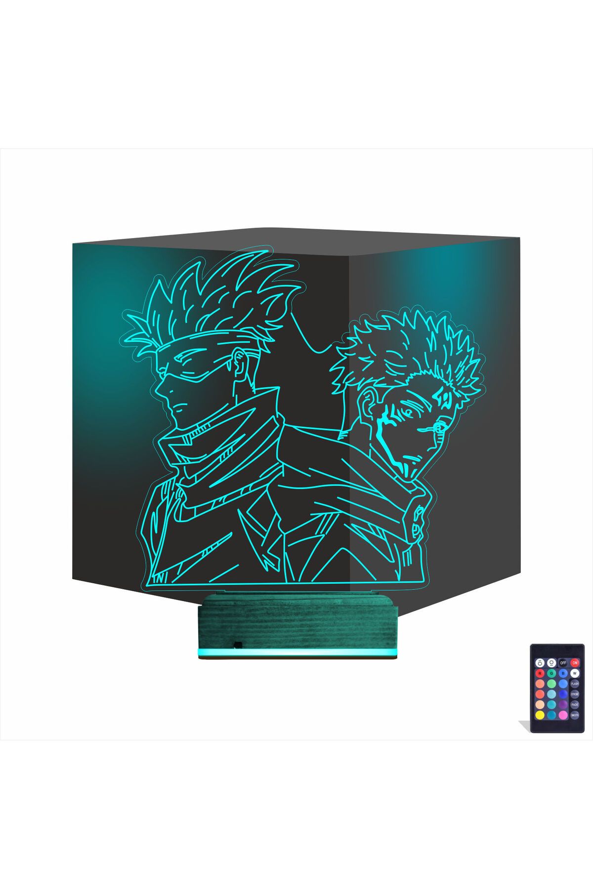 Kirppi 3d Lamba Anime jujutsu kaisen atoru gojo Masa Gece Lambası