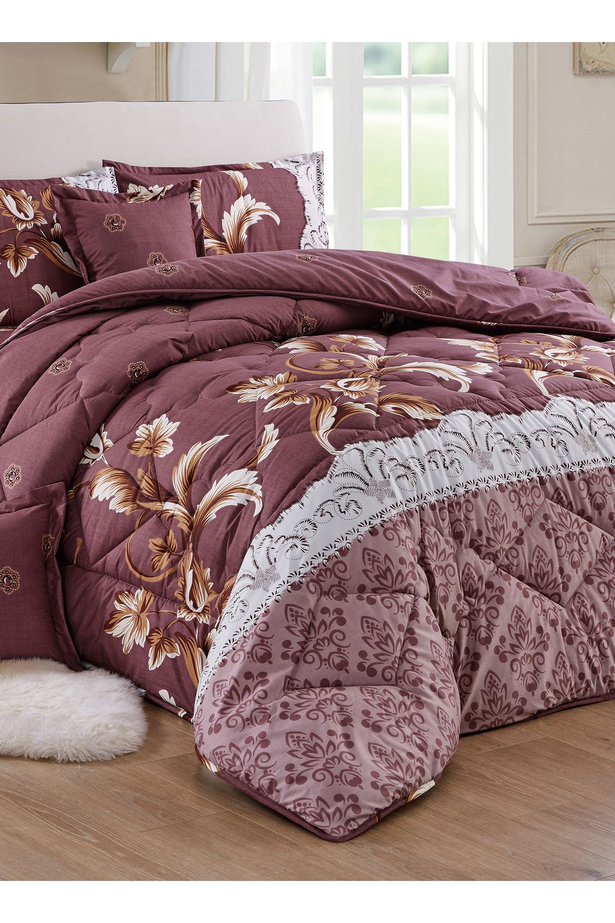 Generic-Comforter Set King Size 6 Pieces Comforter Set Twin Unisex Bedding Set 2