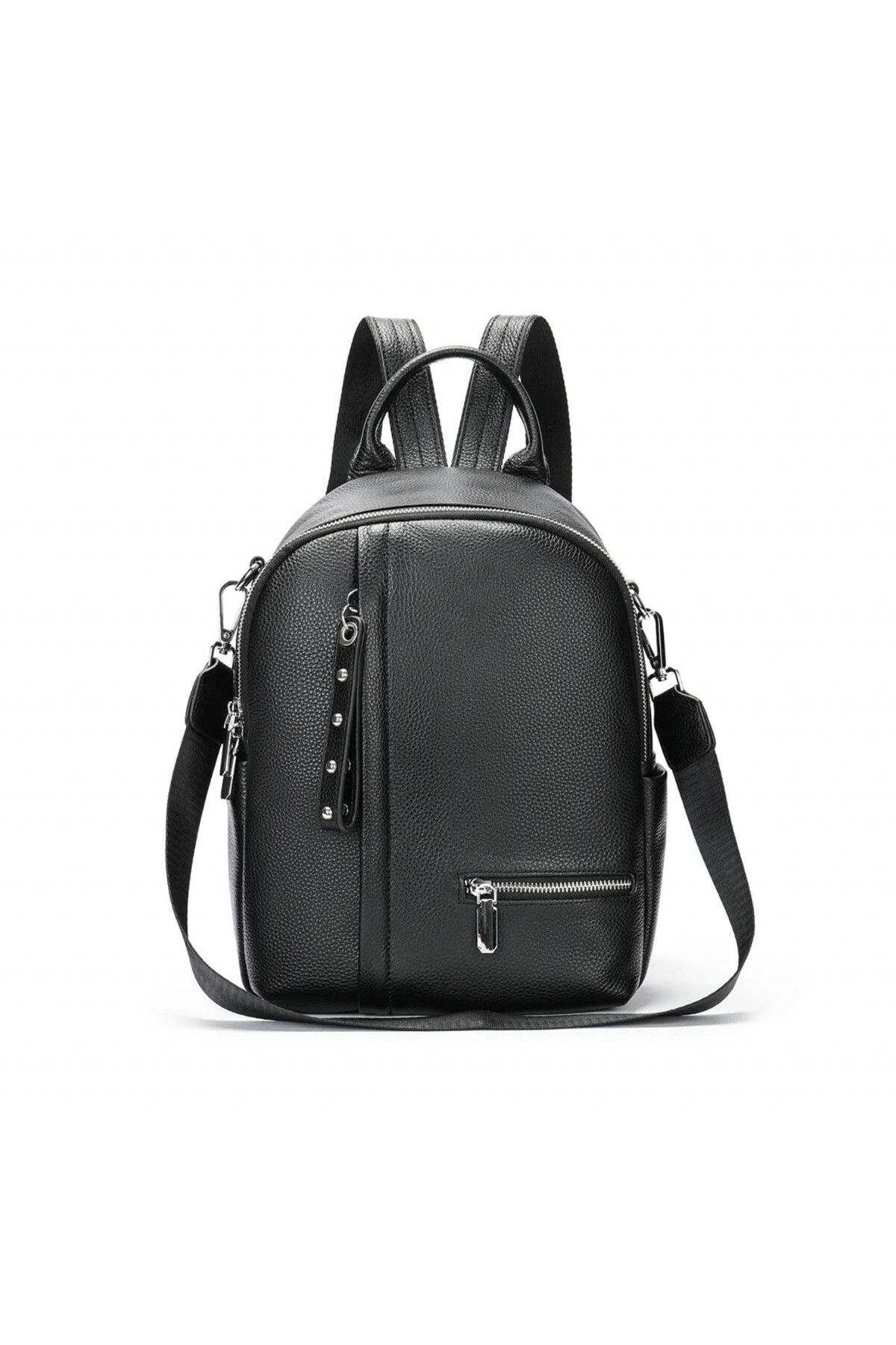delis Rucsac Dama , Amabel Gt2560, Piele Naturala, Negru Femeie - One Size