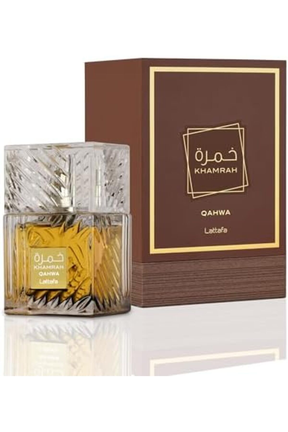 lattafa-Lattafa Khamrah Qahwa Eau de Parfum for Unisex 100 ml 4