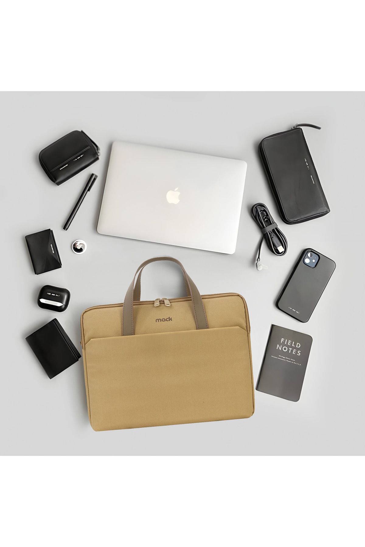 Mack-Mce-1513 15.6" Nova Eco Notebook Bag Camel 6
