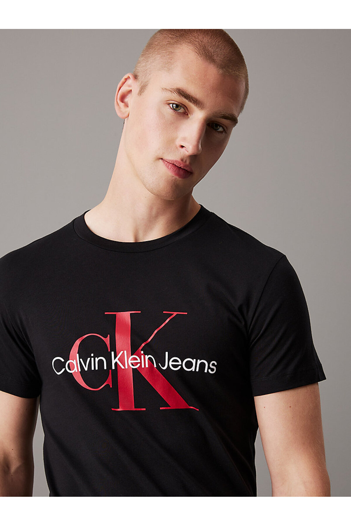 Calvin Klein-Ανδρικό μπλουζάκι Core Monologo Slim 3