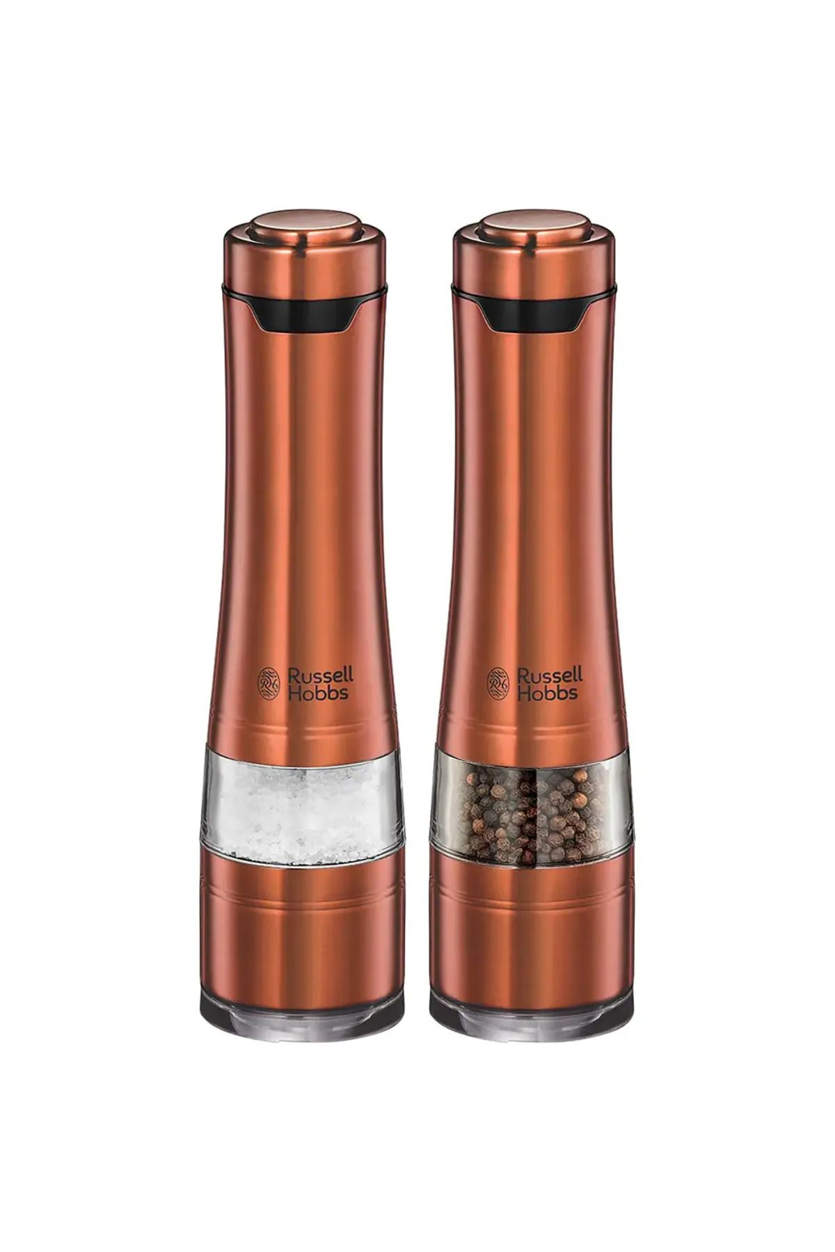 RUSSELL HOBBS Set 2 Rasnite Electrice De Condimente Russell Hobbs Copper 28011-56, Lumina Incorporata - One Size