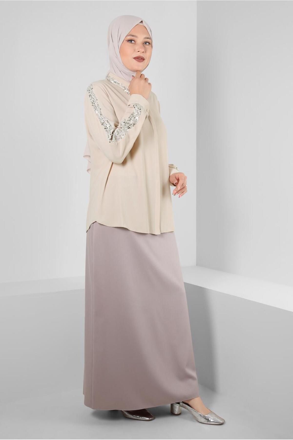 Alvina-PULLU PAYET HIDDEN BUTTON BLUZ 20240 2