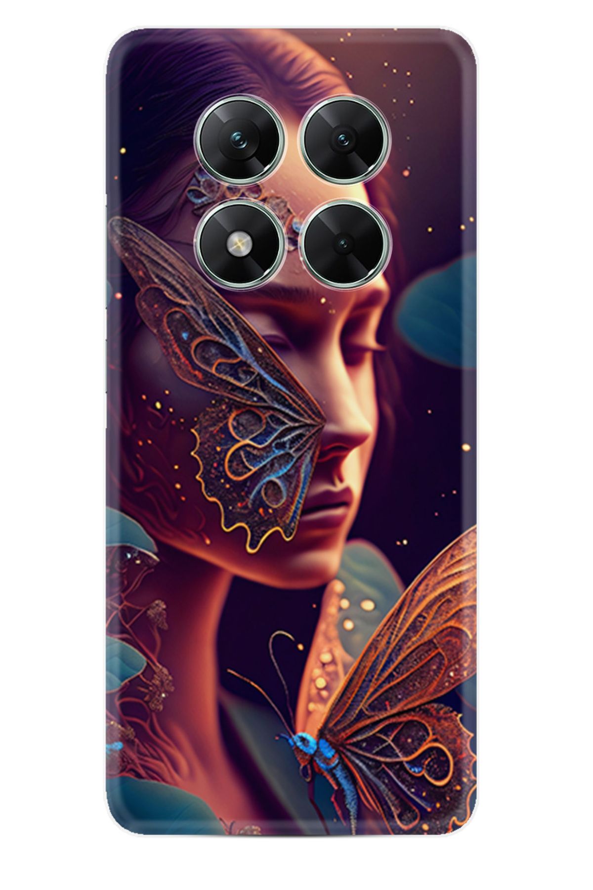 Kılıfland Xiaomi Poco X7 Kılıf Boutique Baskılı Resimli Kelebek Kadın Pcode -075