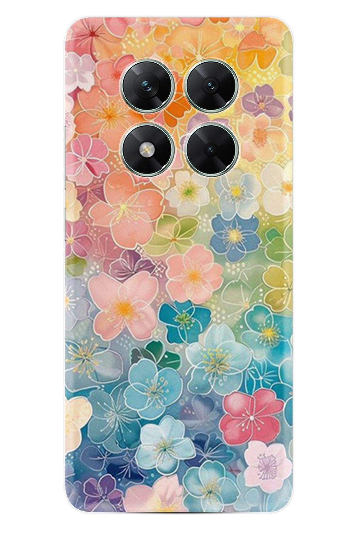 Kılıfland Xiaomi Poco X7 Kılıf Boutique Baskılı Resimli Şahane Çiçekler Pcode -063