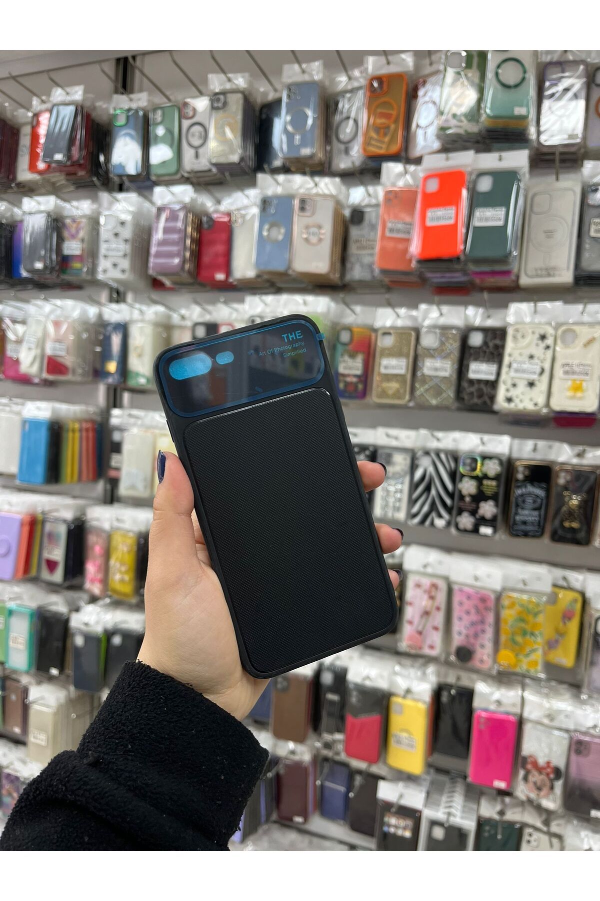 TECNOTREND Apple İphone 7 Plus/8 Plus Kılıf Lens Deri Kılıf