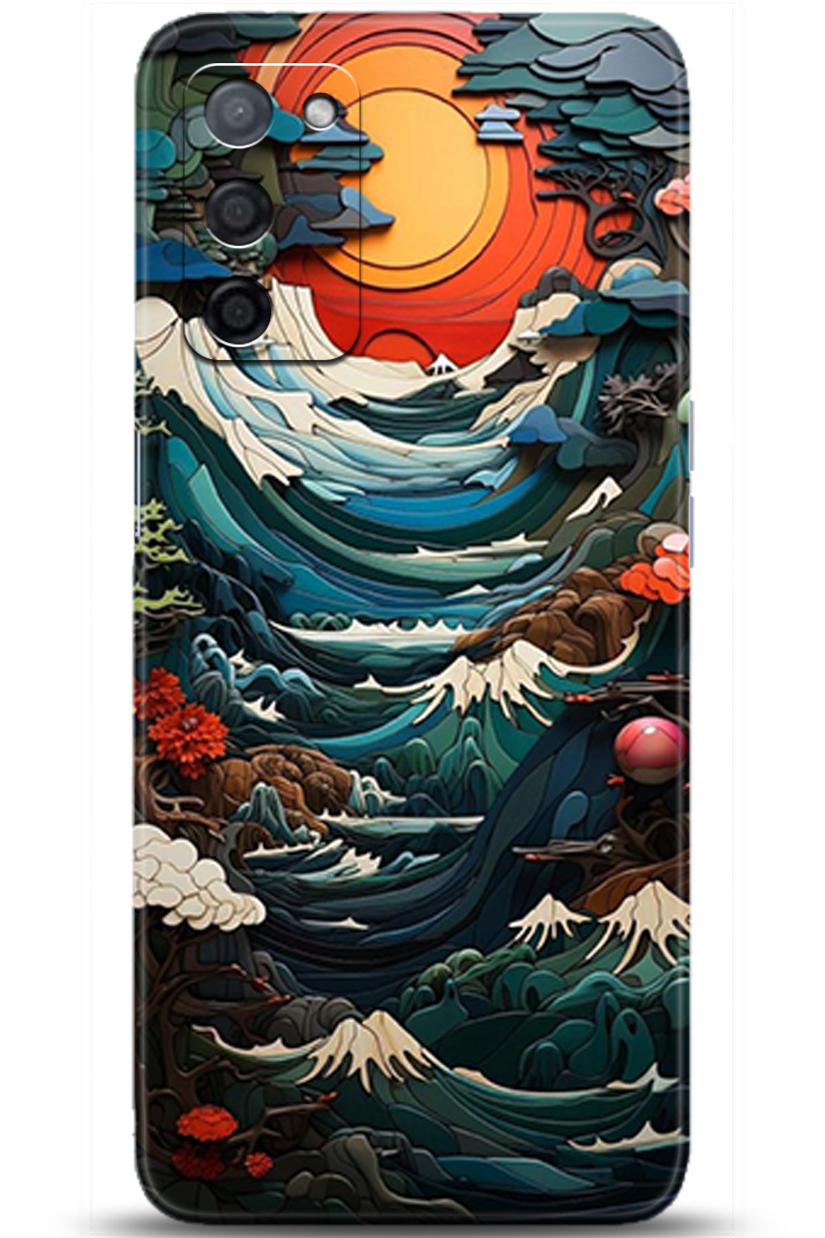 adveksiyon Oppo A55 5G Kılıf HD Baskılı Kılıf - Take Me Earth 5009