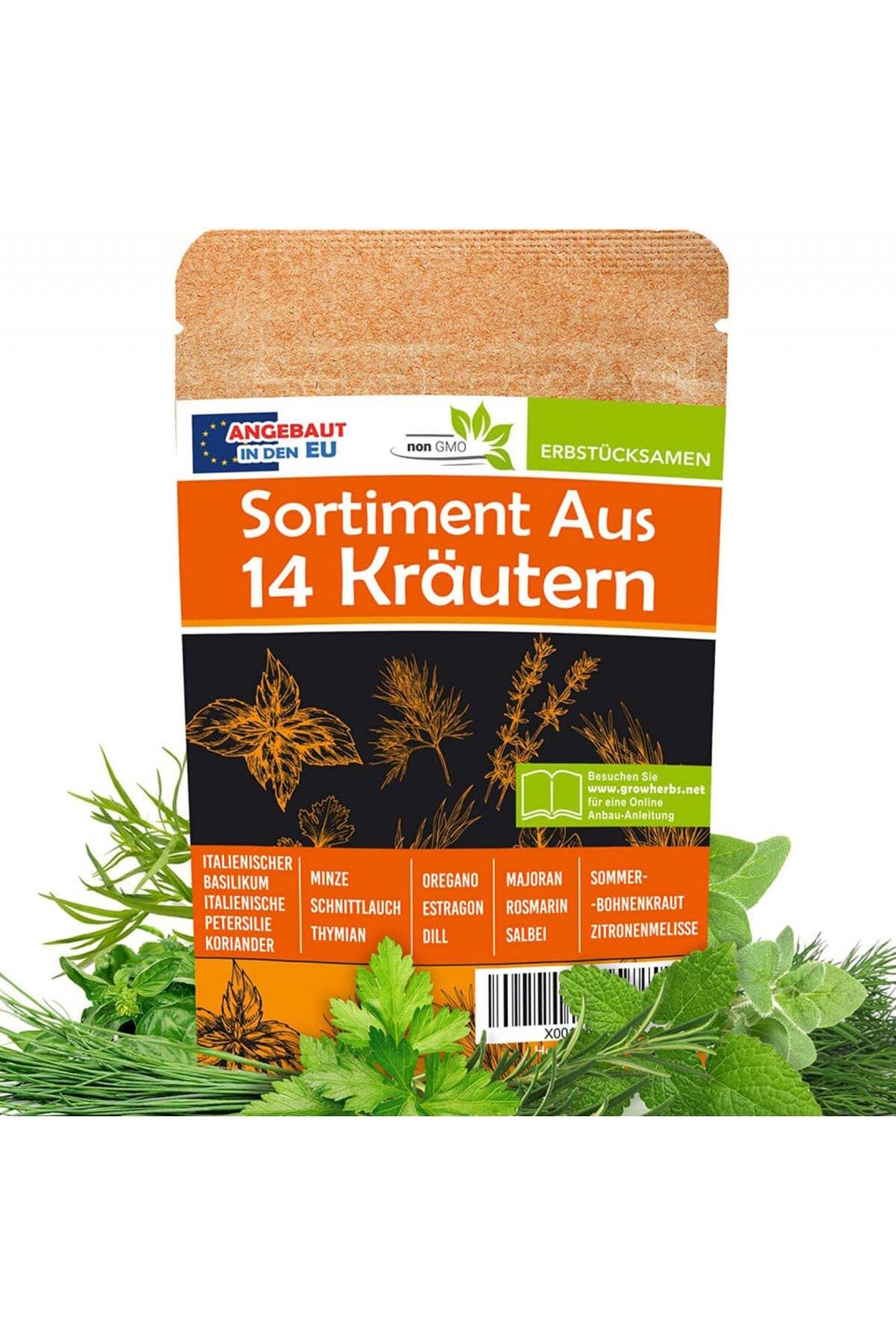 WaldLab Set De 14 Soiuri De Seminte De Plante Aromatice Waldlab, 4000 De Seminte, 20 G - One Size