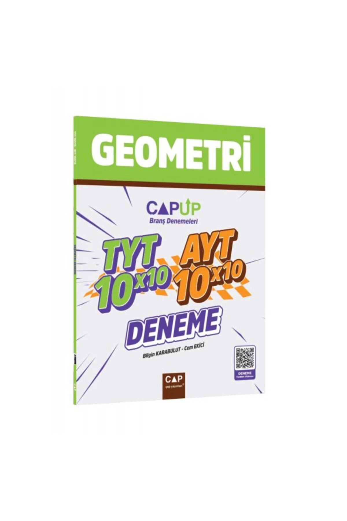 Çap Yayınları Çap TYT AYT Geometri 10 X 10 Up Deneme Parlayan Proje Ayraç Hediye