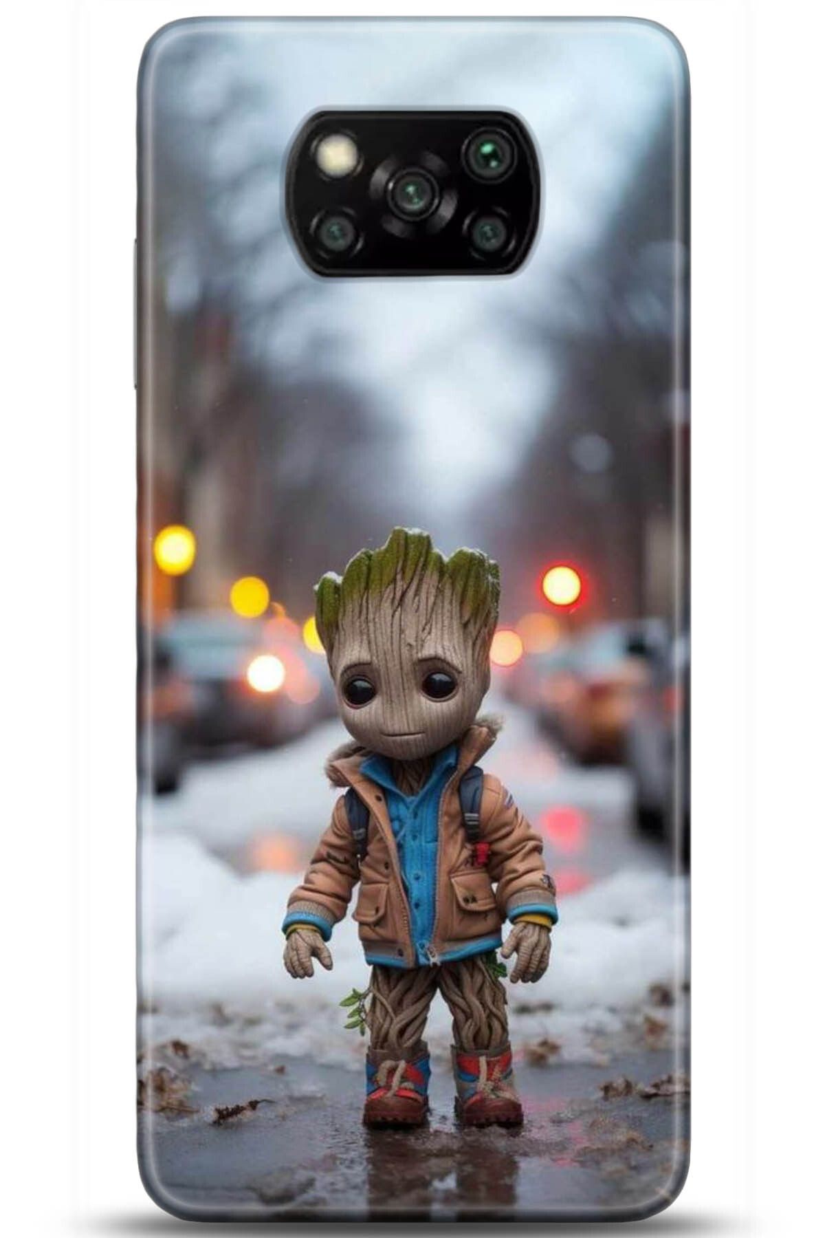 adveksiyon Xiaomi Poco X3 Kılıf HD Baskılı Kılıf - Take Me Earth 5014