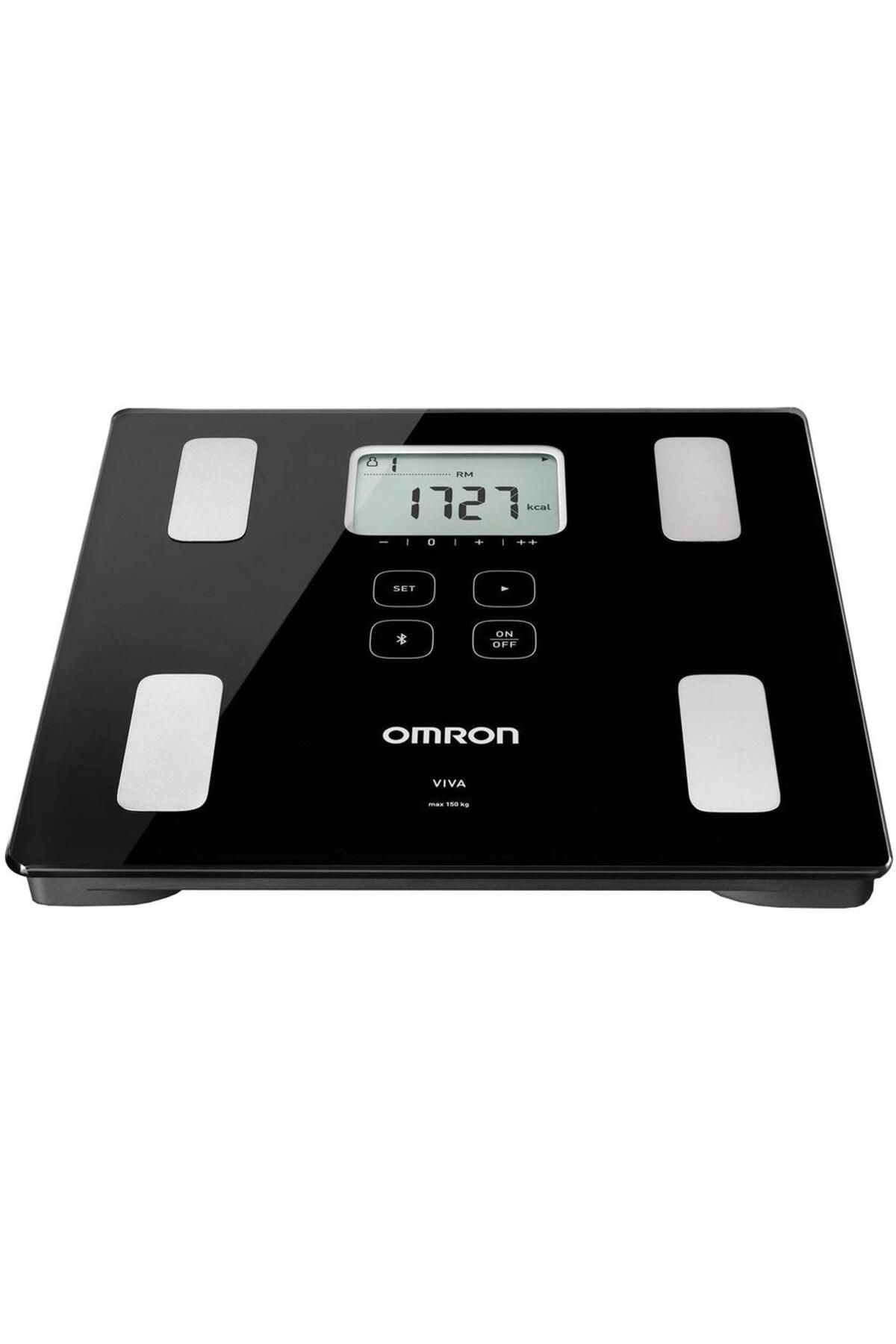 Omron-Omron Viva Body Composition Monitor Scale, Mobile App, 30 Measurements, 4 Users, Black 1