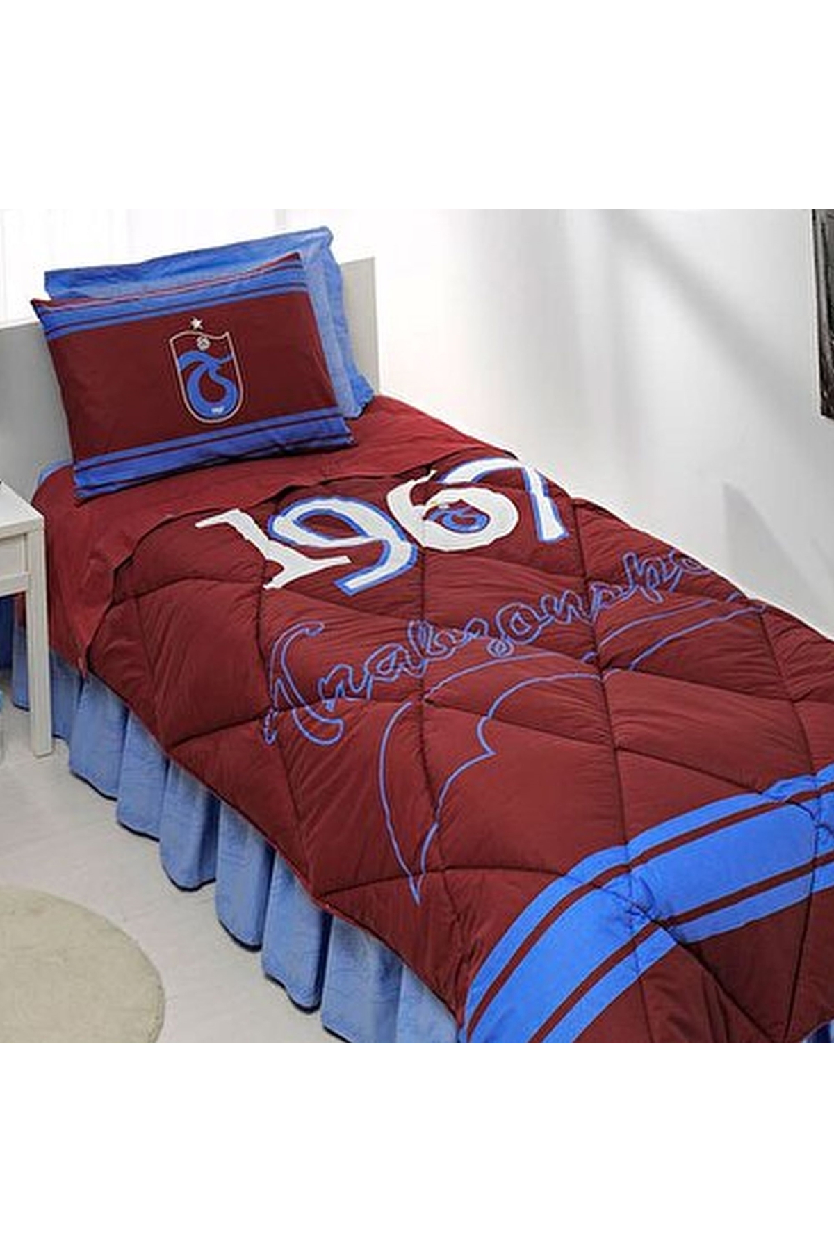 Taç Trabzonspor Logo Pamuk Lisanslı Uyku Seti fotoğrafı 2 (önizleme)