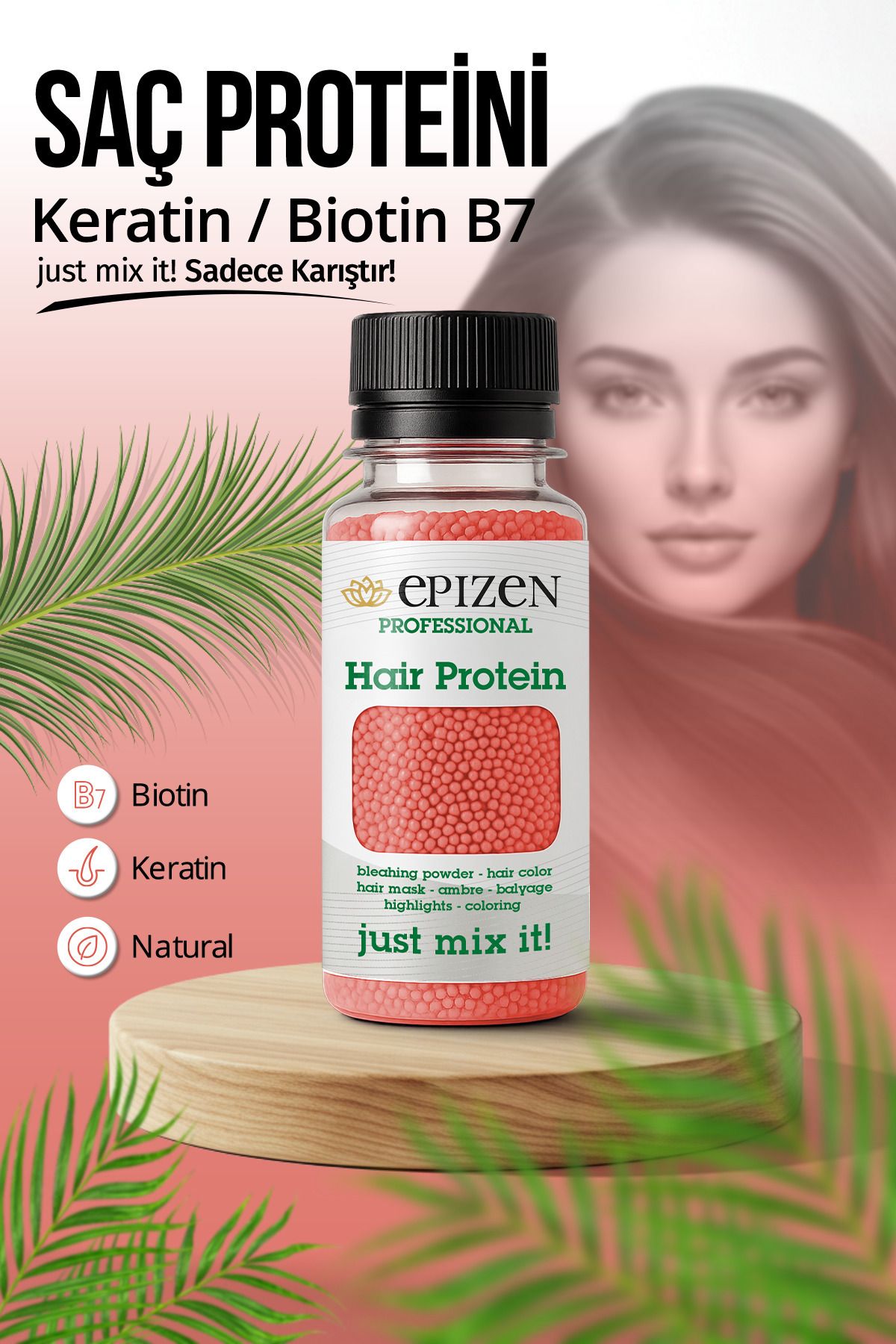 EPİZEN Saç Bakım Proteini / C Vitaminli Besleyici Onarıcı Saç Dökülmelerine Karşı Destekli Ürün
