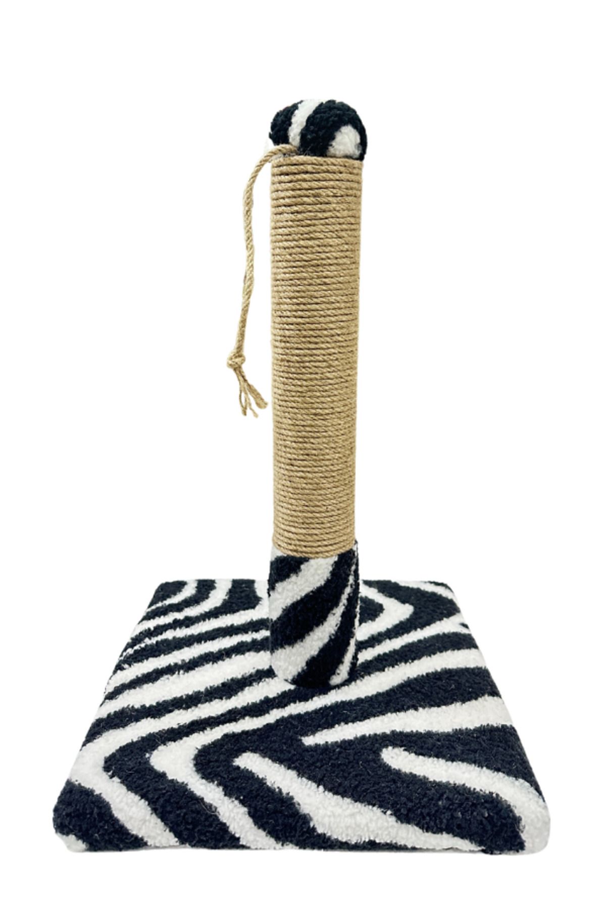 Komano Pontika-Plush Textured Soft Patterned Cat Scratching Board 42 cm Soft Loved Colors 3