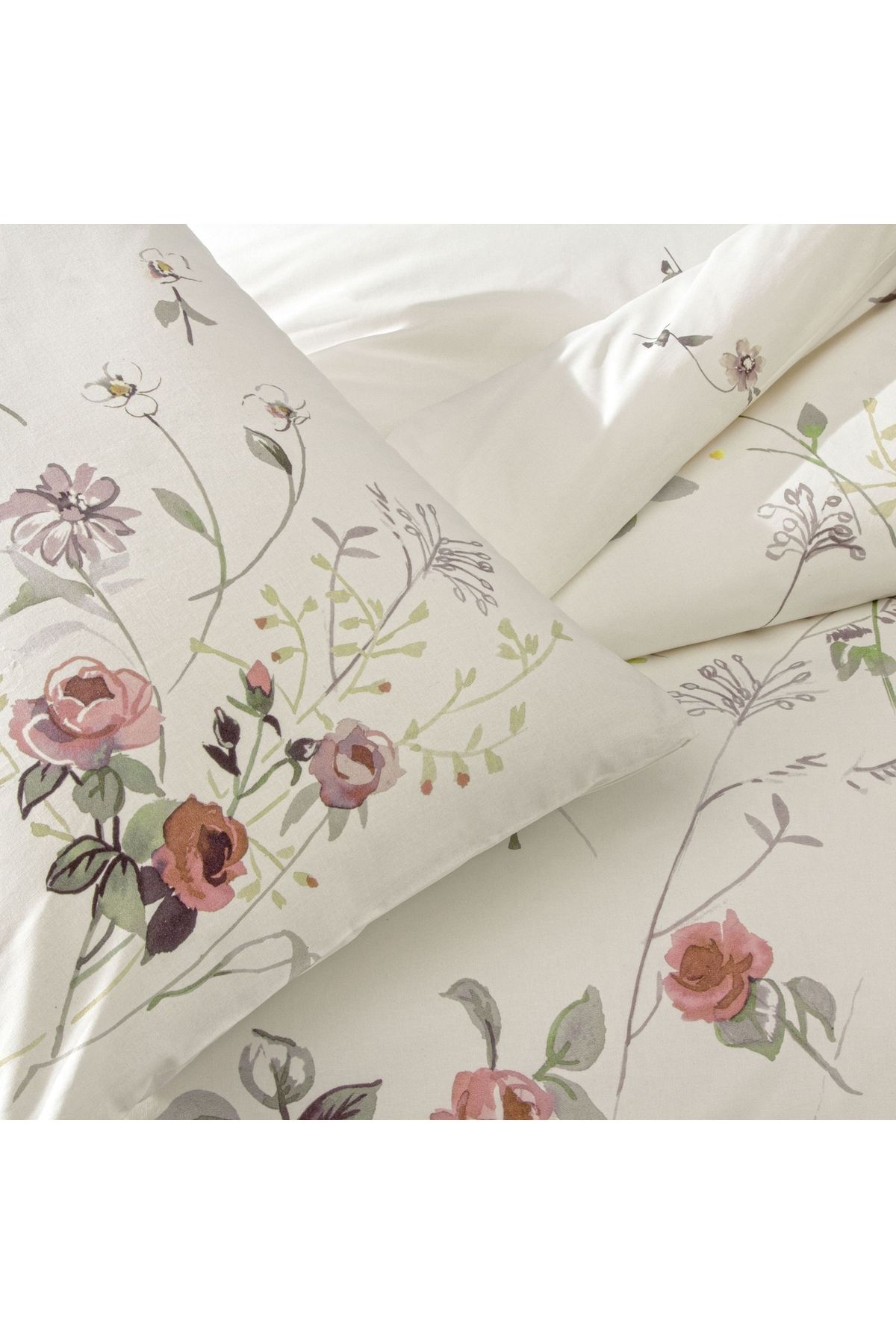 Taç-Ecru Ranforce Double Crown Kiara Bedding Set 2