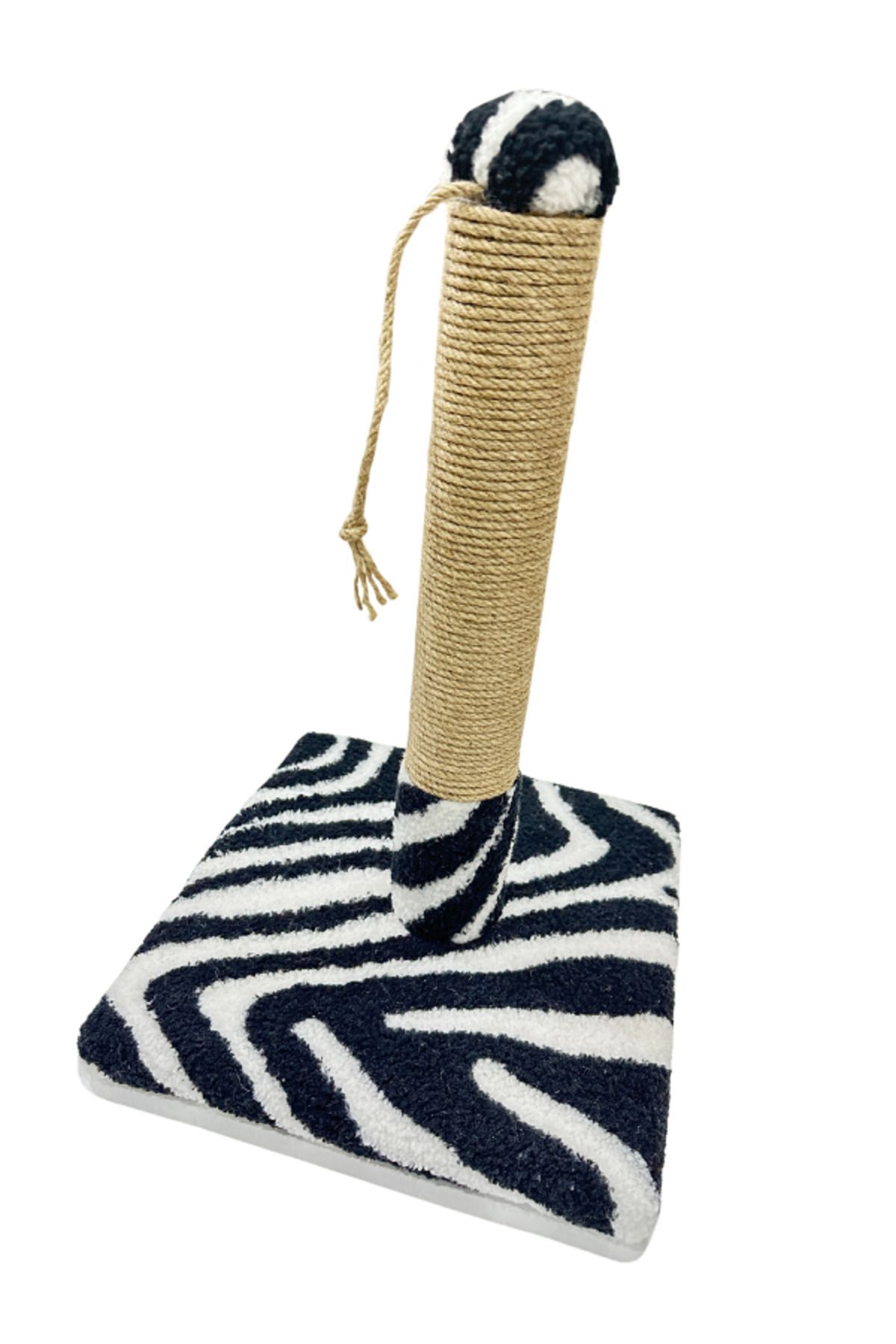 Komano Pontika-Plush Textured Soft Patterned Cat Scratching Board 42 cm Soft Loved Colors 4