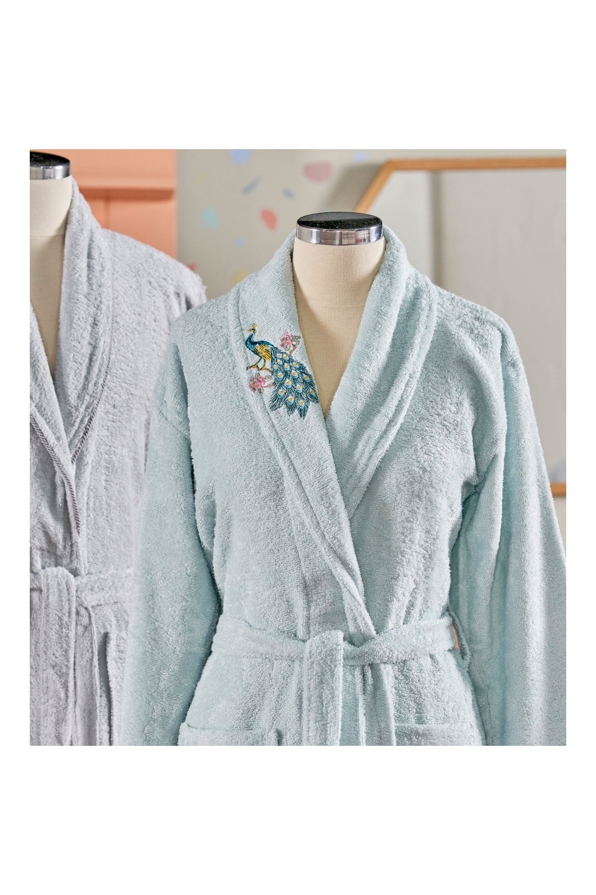 تاج سرویس خانوادگی ۴ تکه آنا بامبو، رنگ نعنایی