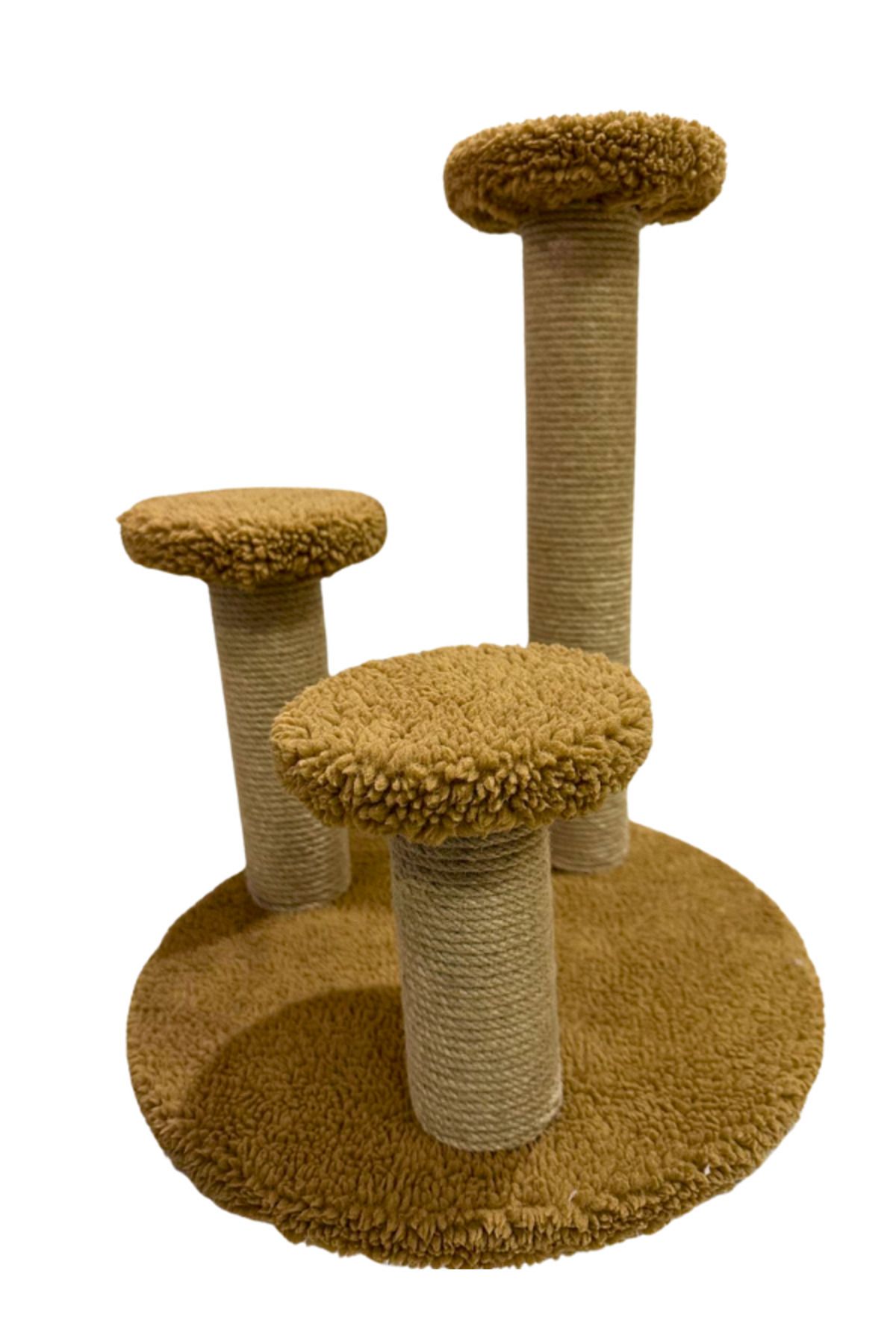 Komano Pontika-Plush Textured 3-Piece Bouncy Play/Scratching Cat Scratching Board 44 cm Soft Loved Colors 5
