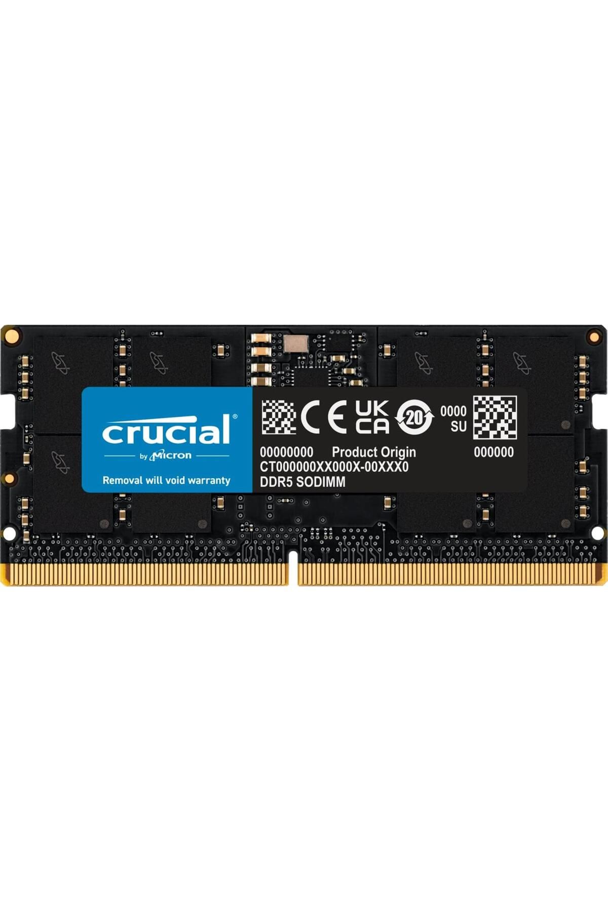 X Reklam Bilişim Crucial 16GB DDR5 4800MHz CL40 CT16G48C40S5 Notebook Ram