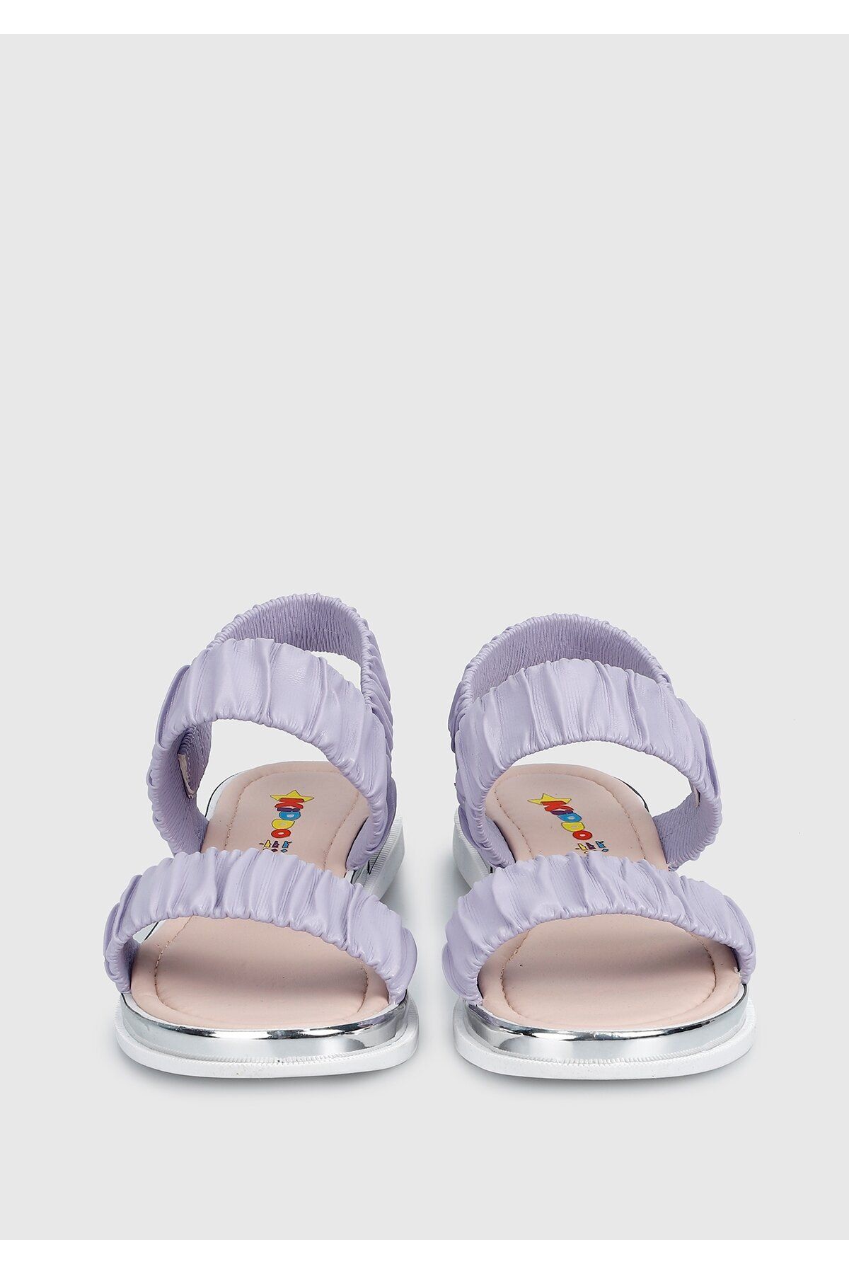 Kiddo-Lilac Flat Sandals for Girls 3
